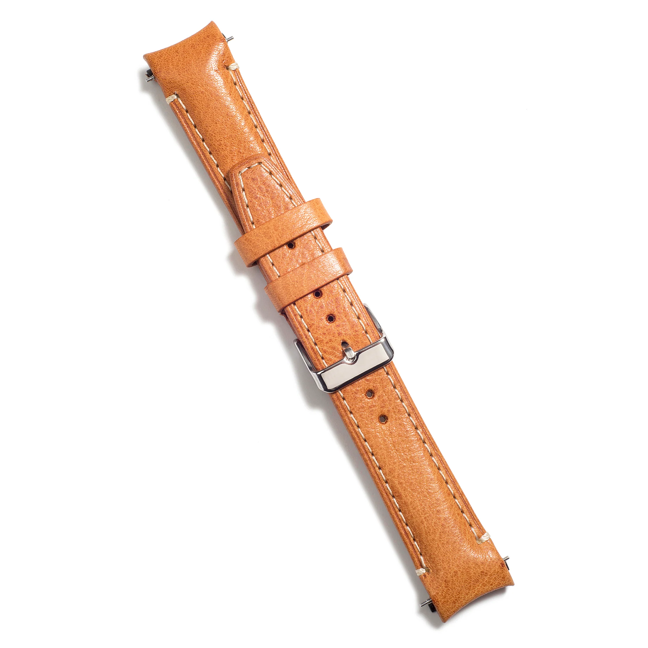 Curved End Leather Strap for Rolex Datejust (5 Digit Reference) with Tang Buckle - Image 33