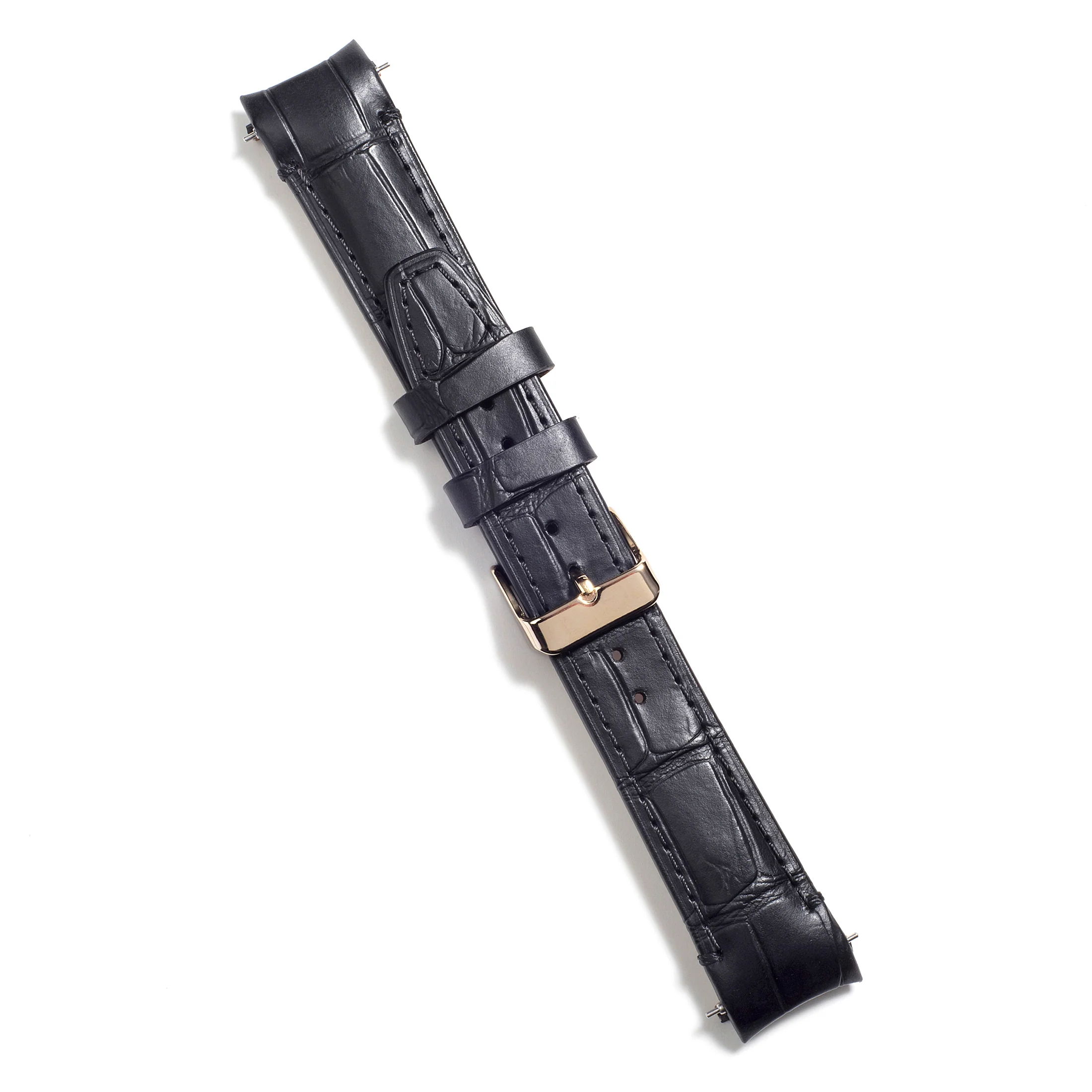 Curved End Leather Strap for Rolex GMT 1675 & 16750 with Tang Buckle - Image 18