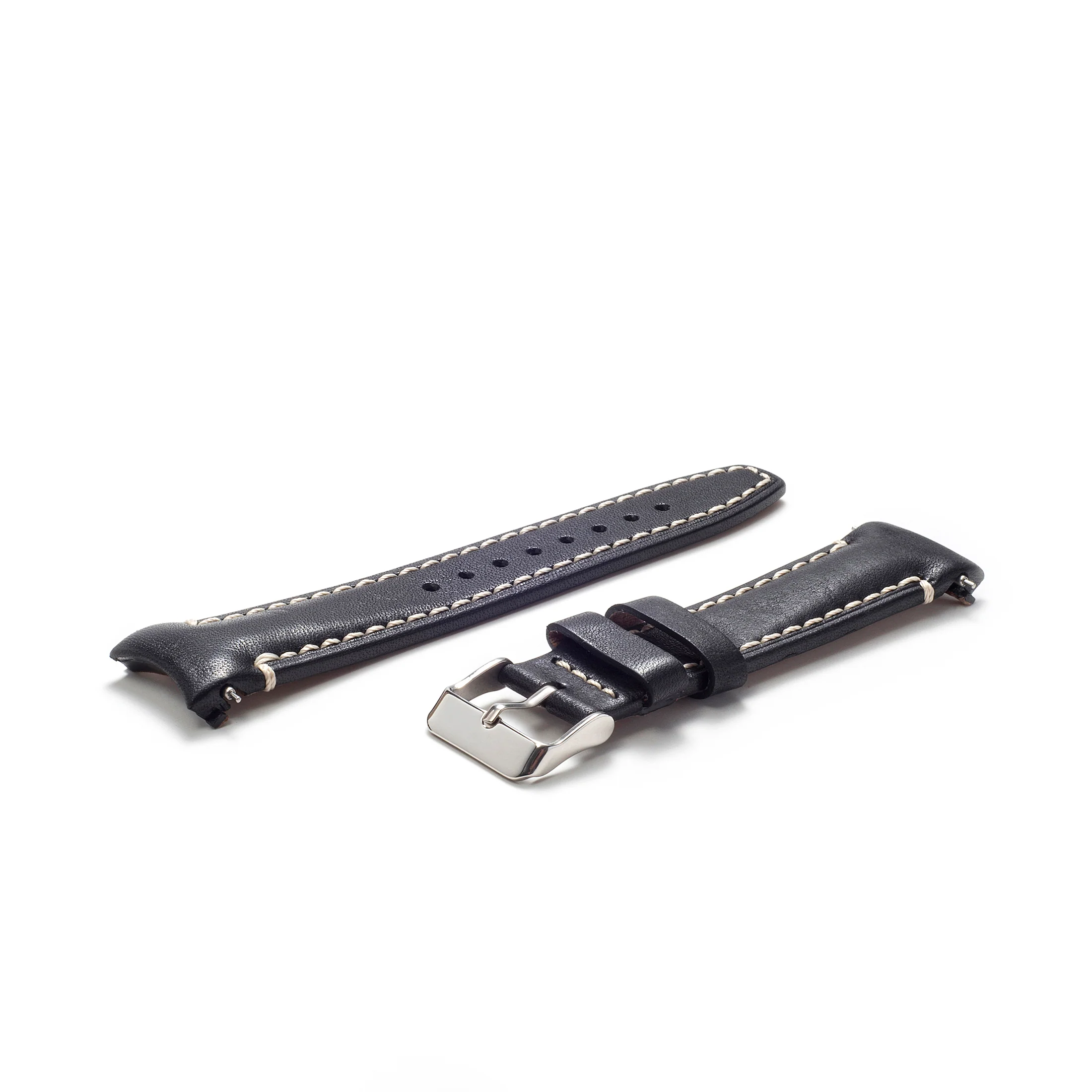 Curved End Leather Strap for Rolex GMT 1675 & 16750 with Tang Buckle - Image 20