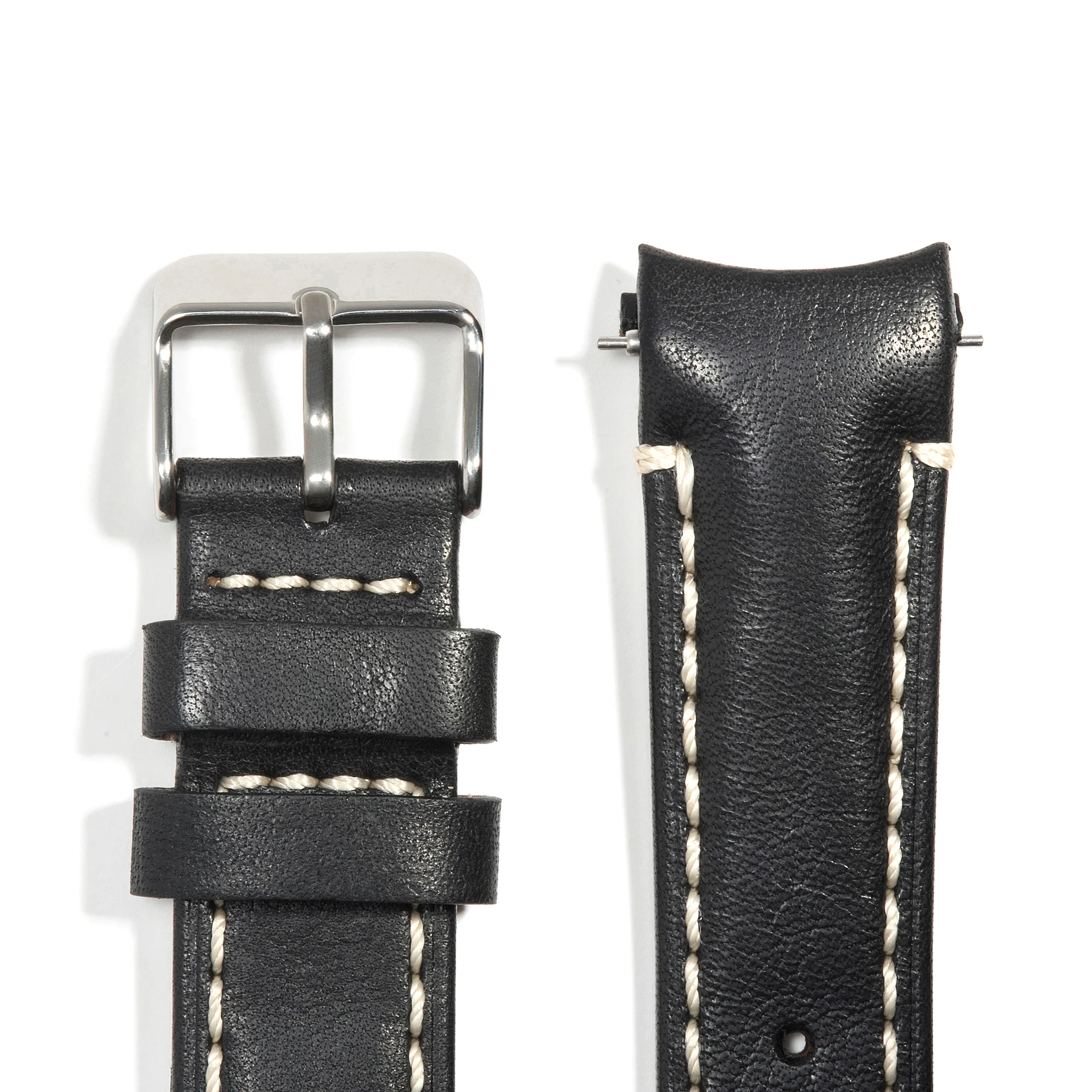 Curved End Leather Strap for Rolex GMT 1675 & 16750 with Tang Buckle - Image 22