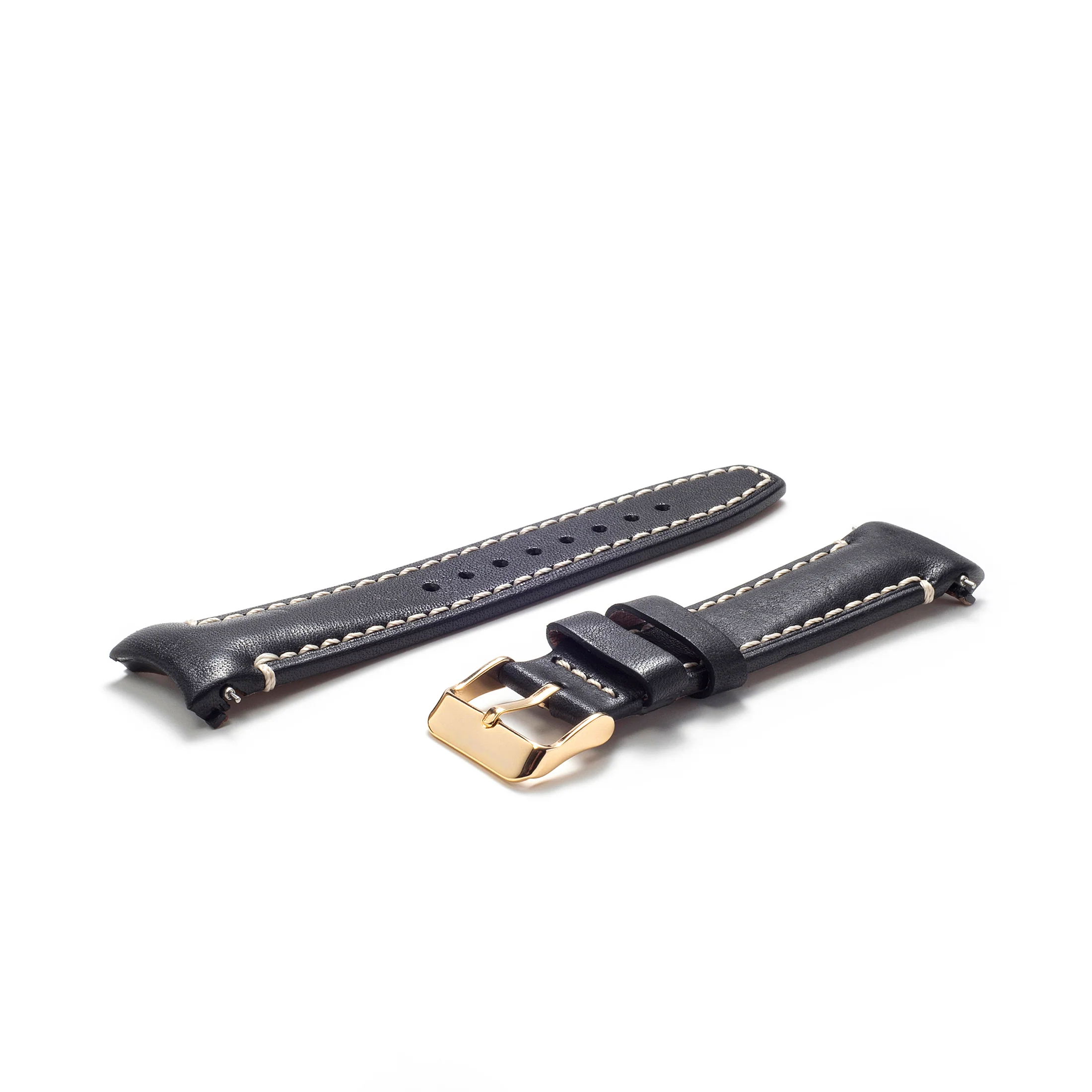 Curved End Leather Strap for Rolex GMT 1675 & 16750 with Tang Buckle - Image 25
