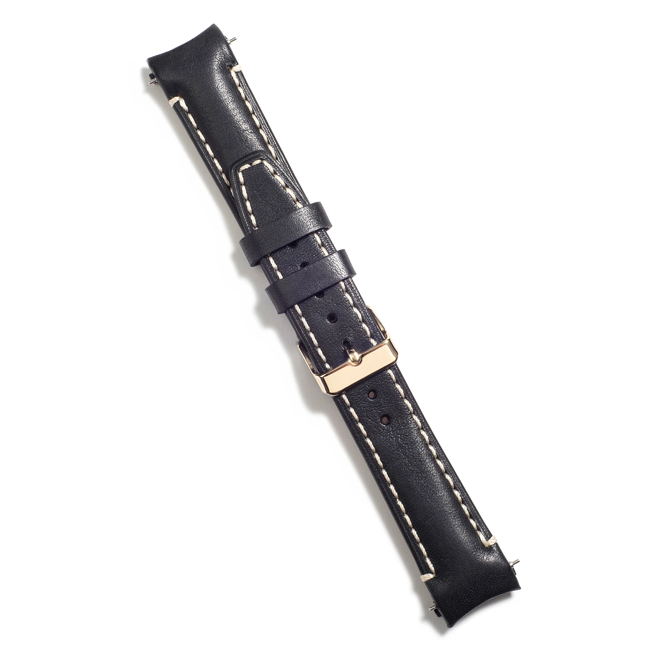 Curved End Leather Strap for Rolex GMT 1675 & 16750 with Tang Buckle - Image 28