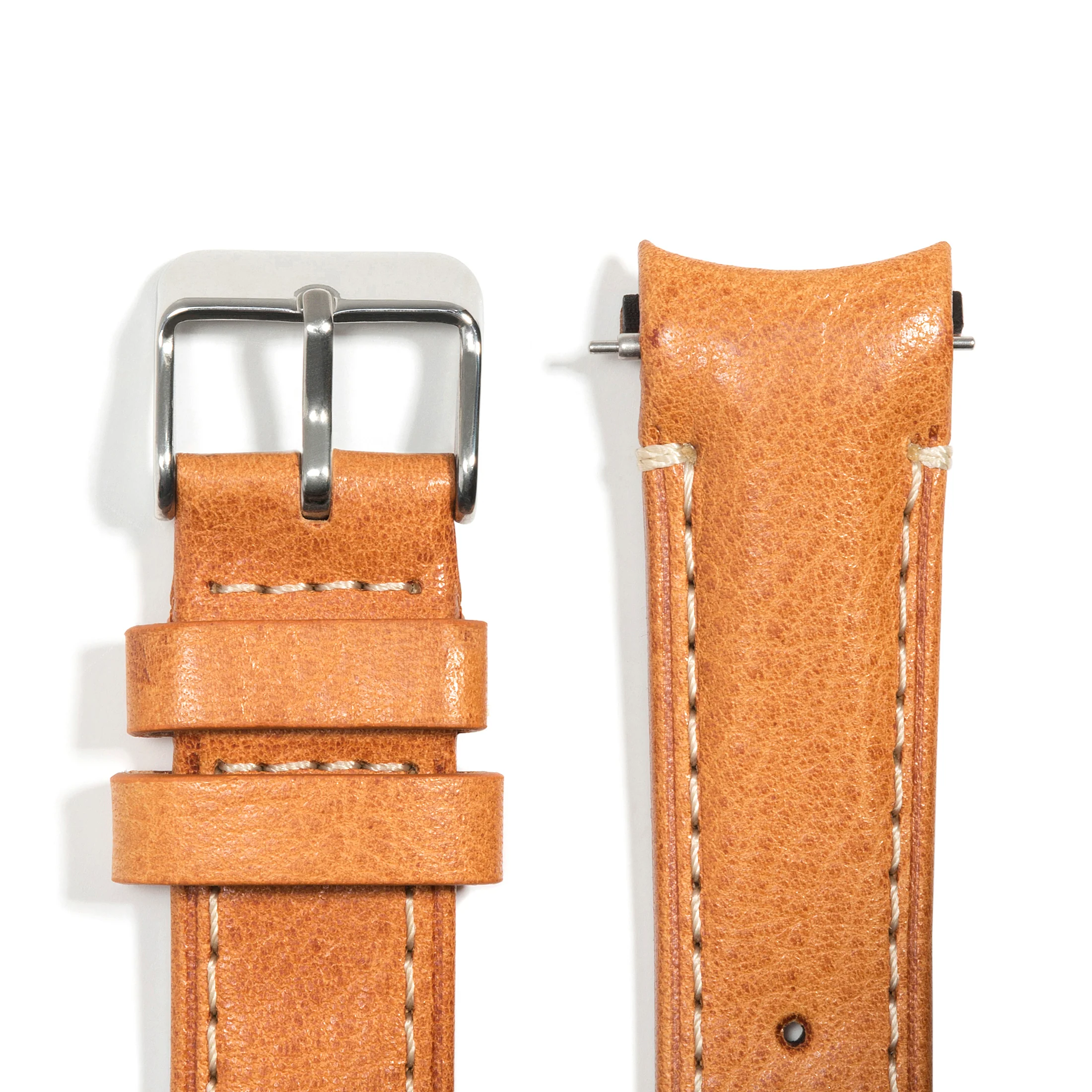 Curved End Leather Strap for Rolex GMT 1675 & 16750 with Tang Buckle - Image 32