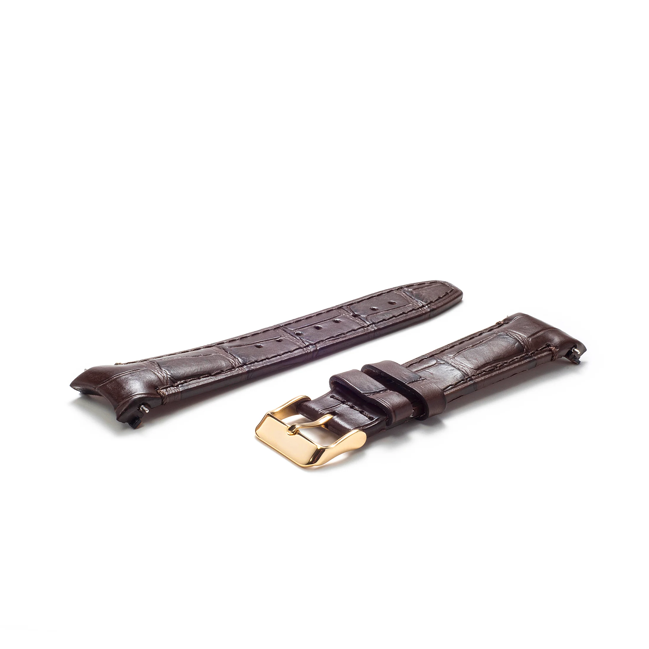 Curved End Leather Strap for Rolex GMT 1675 & 16750 with Tang Buckle - Image 45