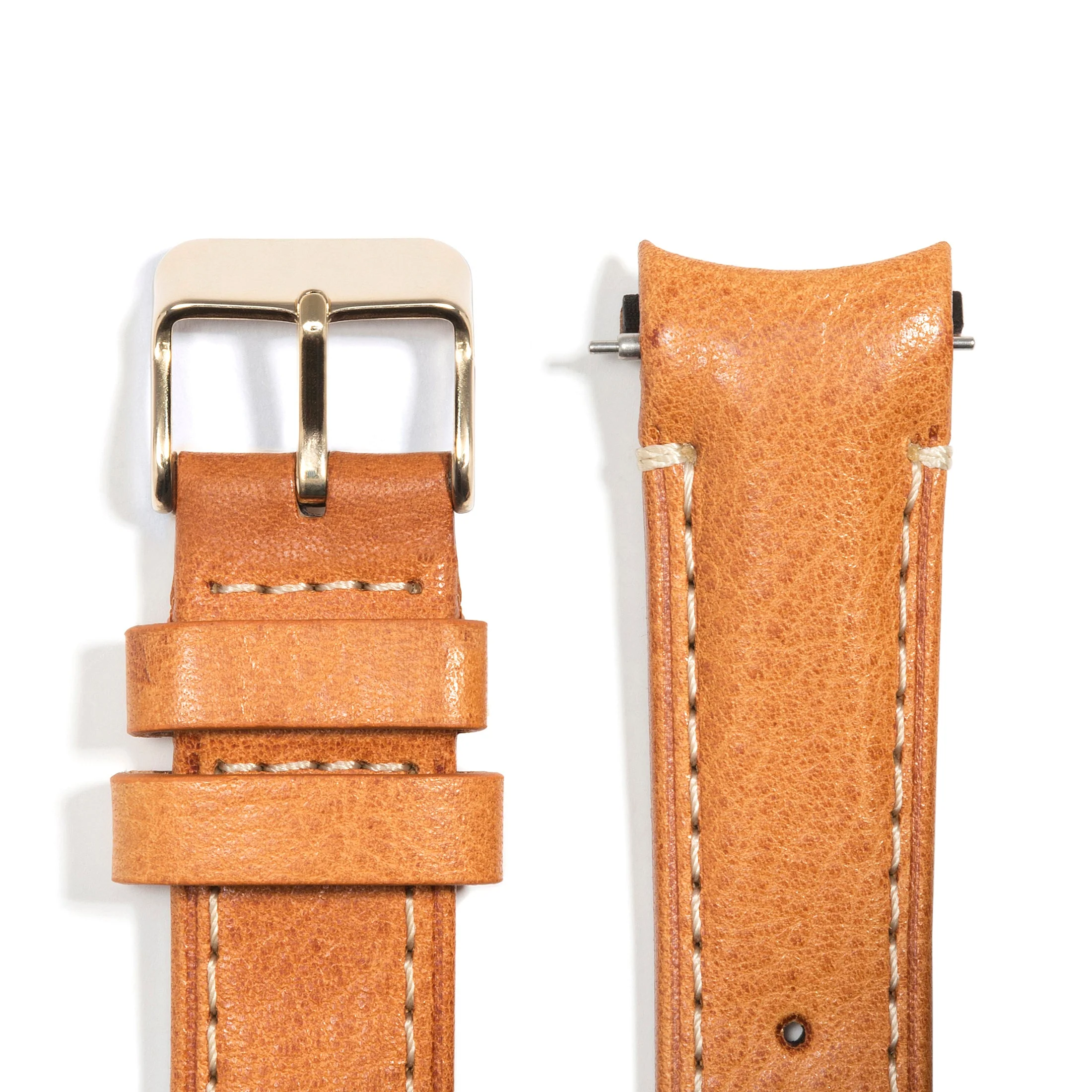 Curved End Leather Strap for Rolex Submariner Date with Tang Buckle - Image 37