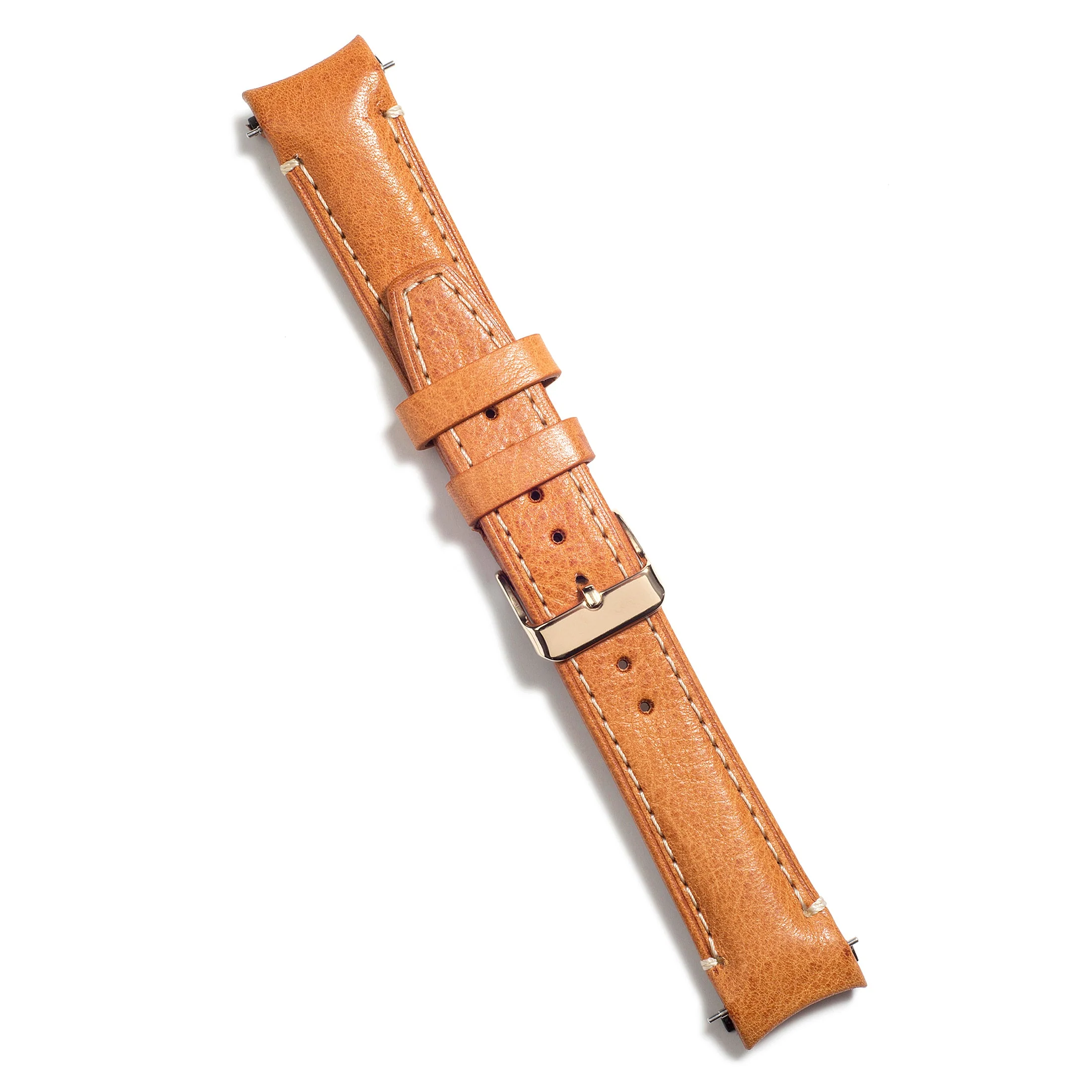 Curved End Leather Strap for Rolex Submariner Date with Tang Buckle - Image 38