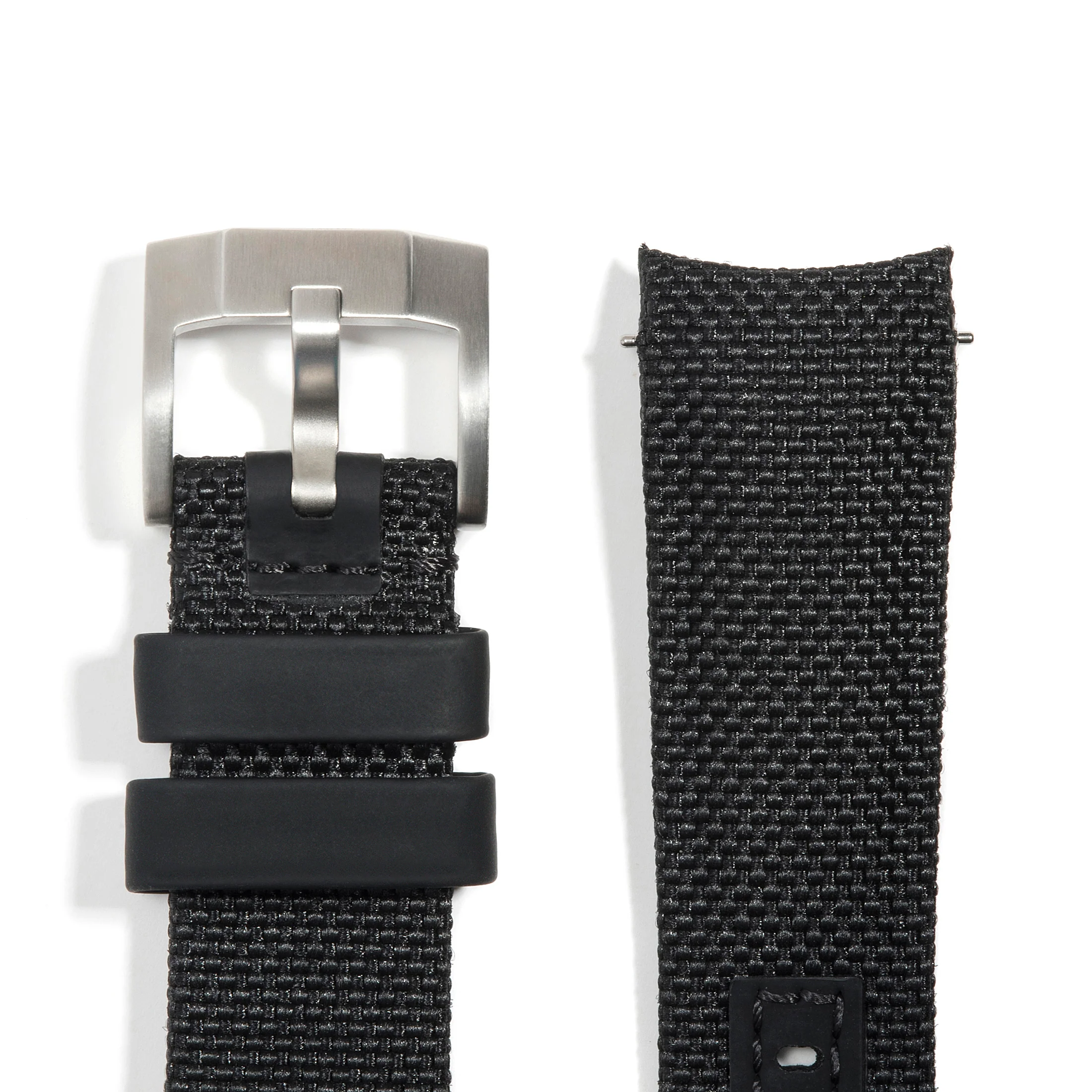 Curved End Nylon Strap for Rolex Submariner Ceramic with Tang Buckle - Image 4