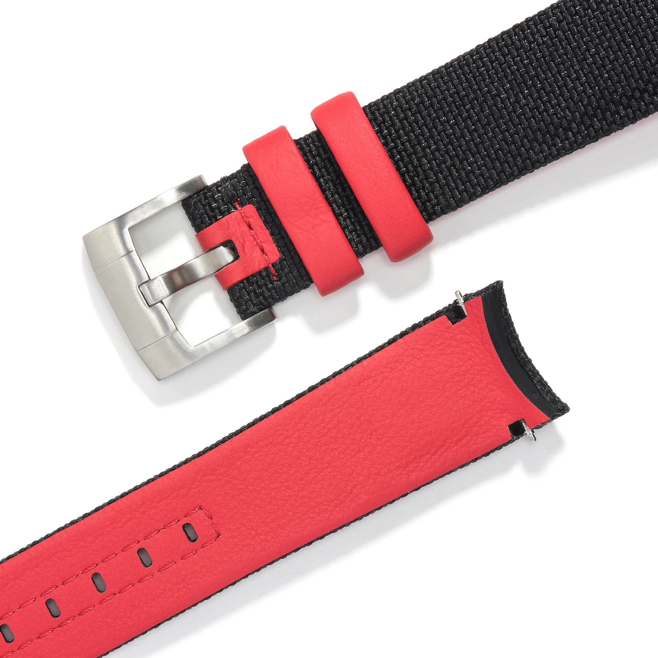 Curved End Nylon Strap for Rolex Submariner Ceramic with Tang Buckle - Image 8