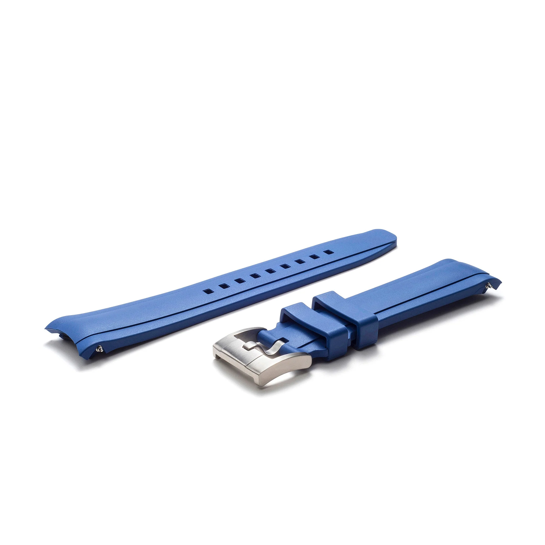 Curved End Rubber Strap for Rolex Daytona with Tang Buckle - Image 15