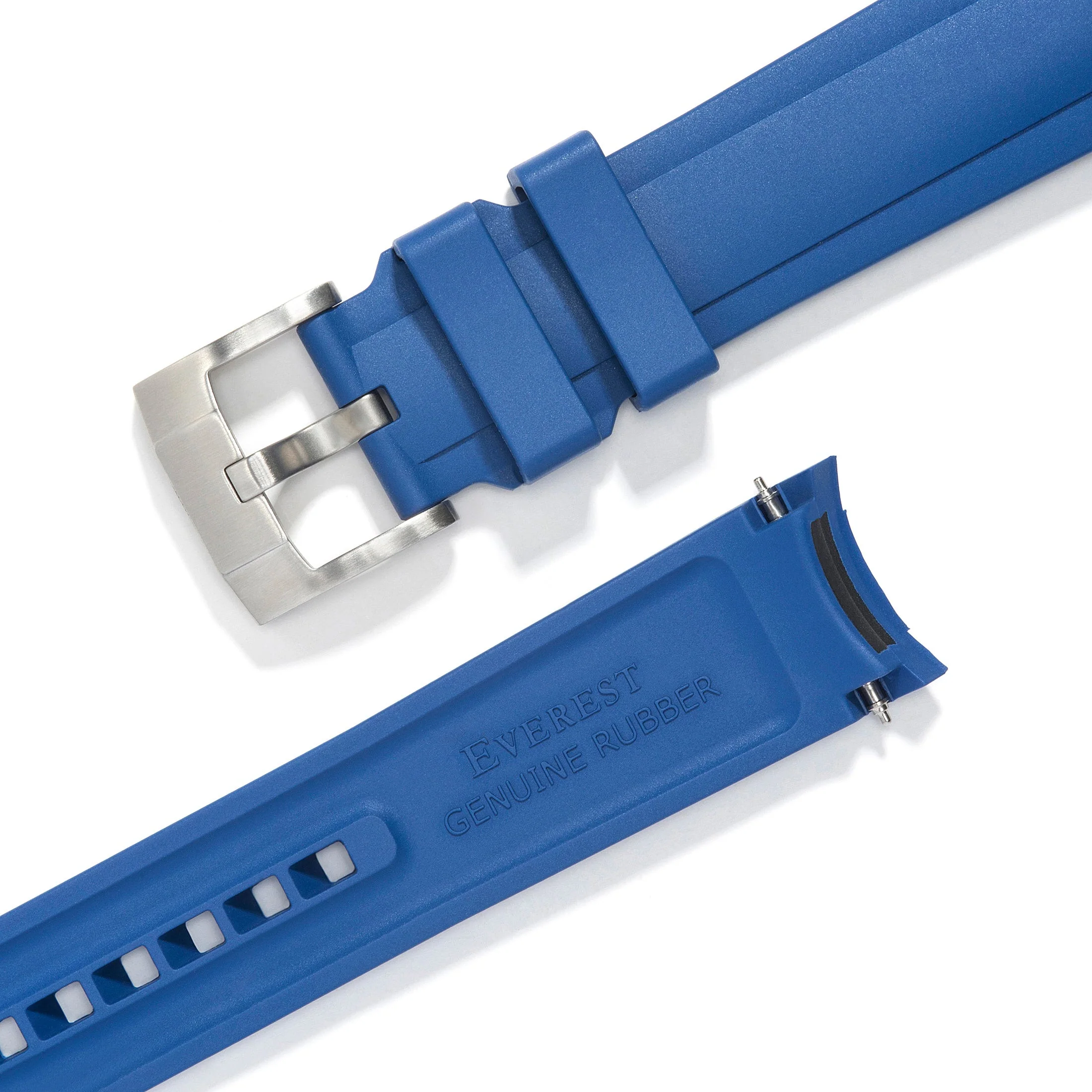 Curved End Rubber Strap for Rolex Daytona with Tang Buckle - Image 16
