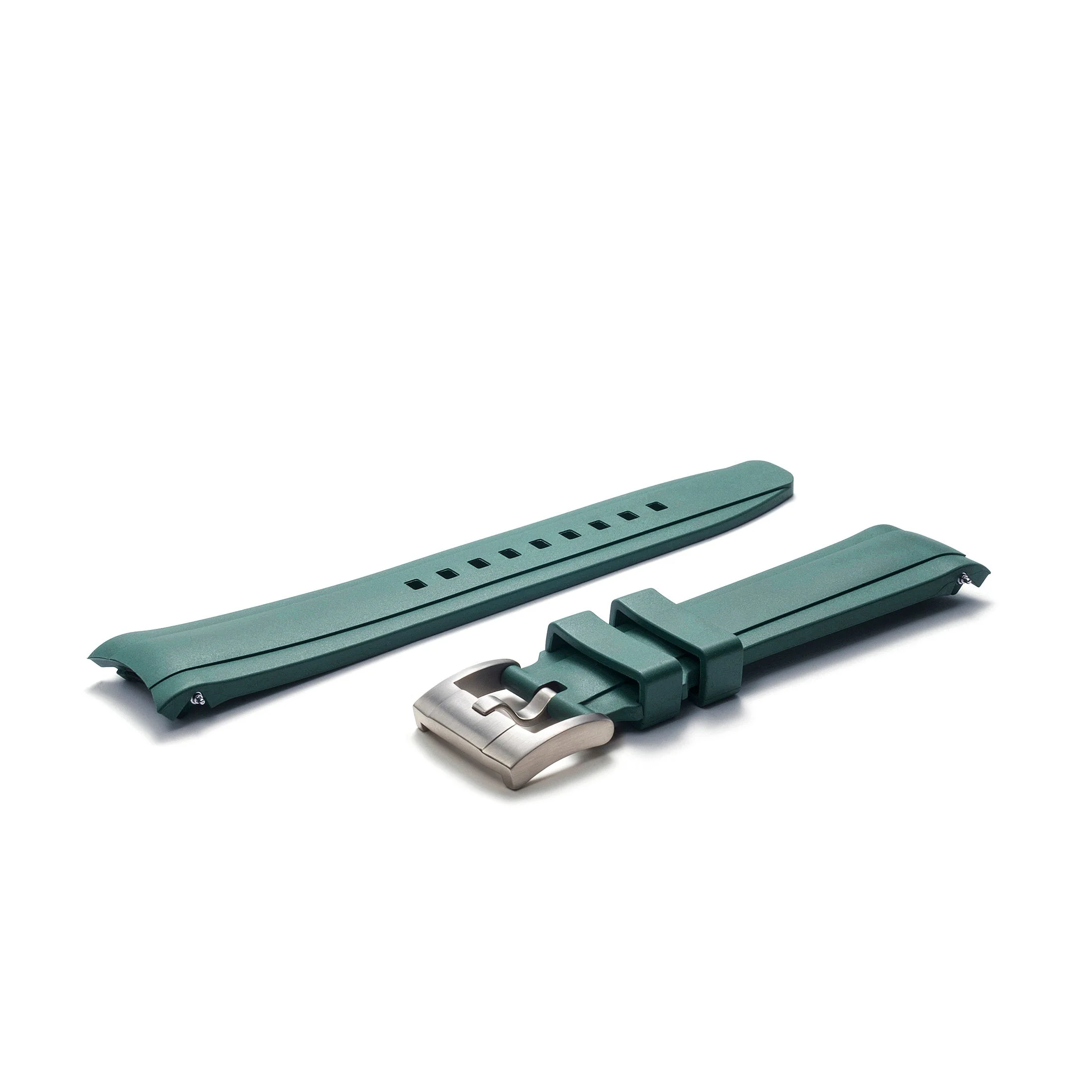 Curved End Rubber Strap for Rolex Daytona with Tang Buckle - Image 28