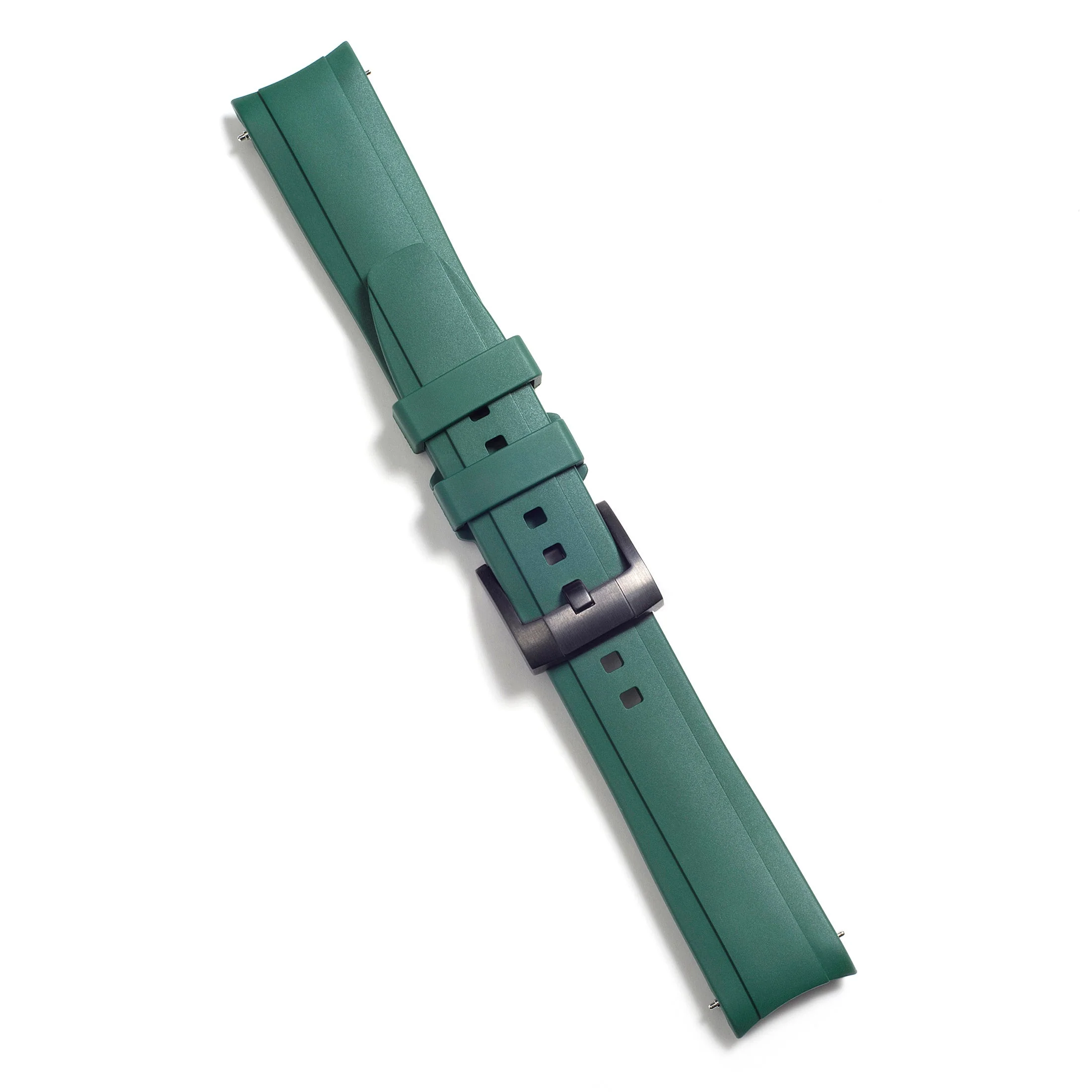 Curved End Rubber Strap for Rolex Daytona with Tang Buckle - Image 34