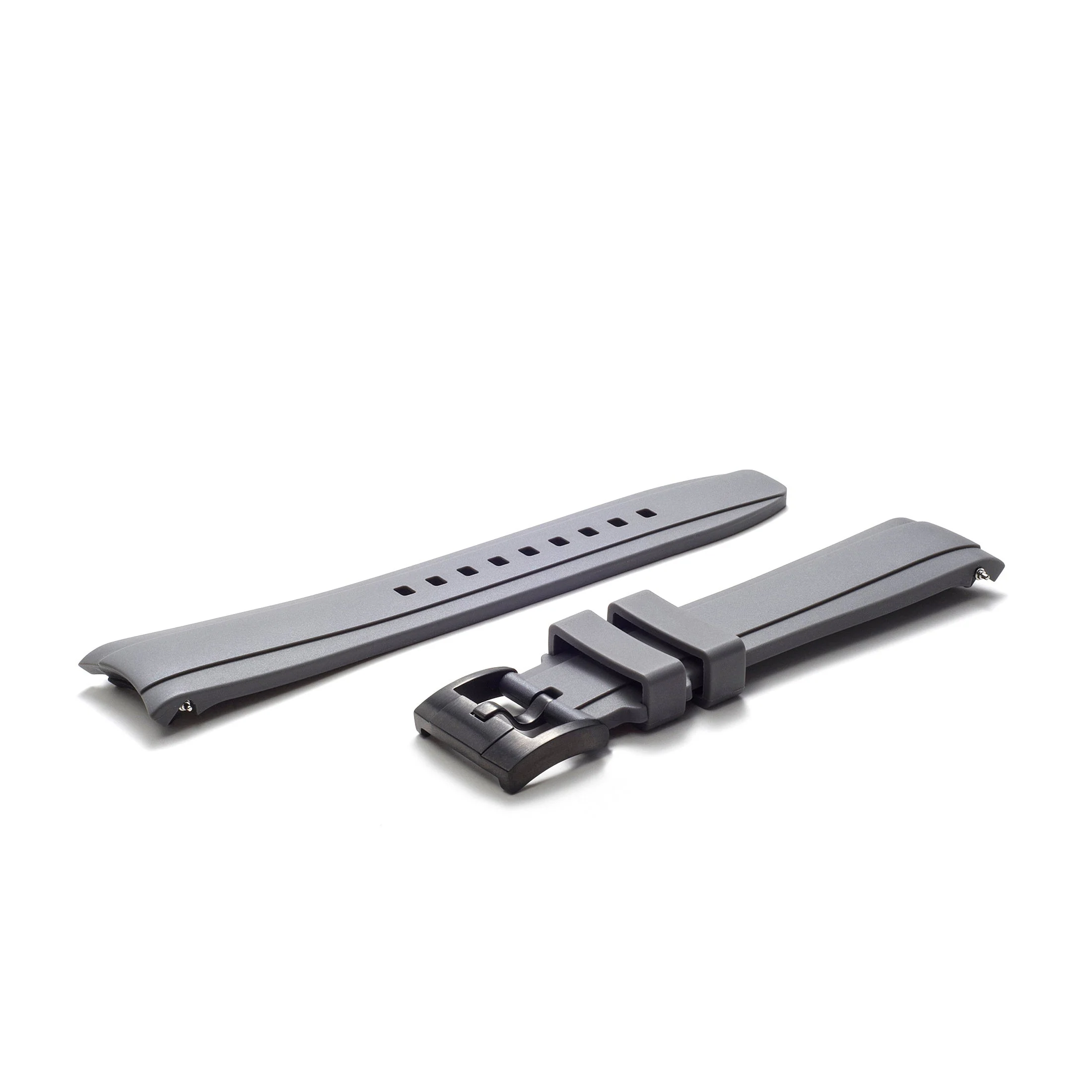 Curved End Rubber Strap for Rolex Daytona with Tang Buckle - Image 45