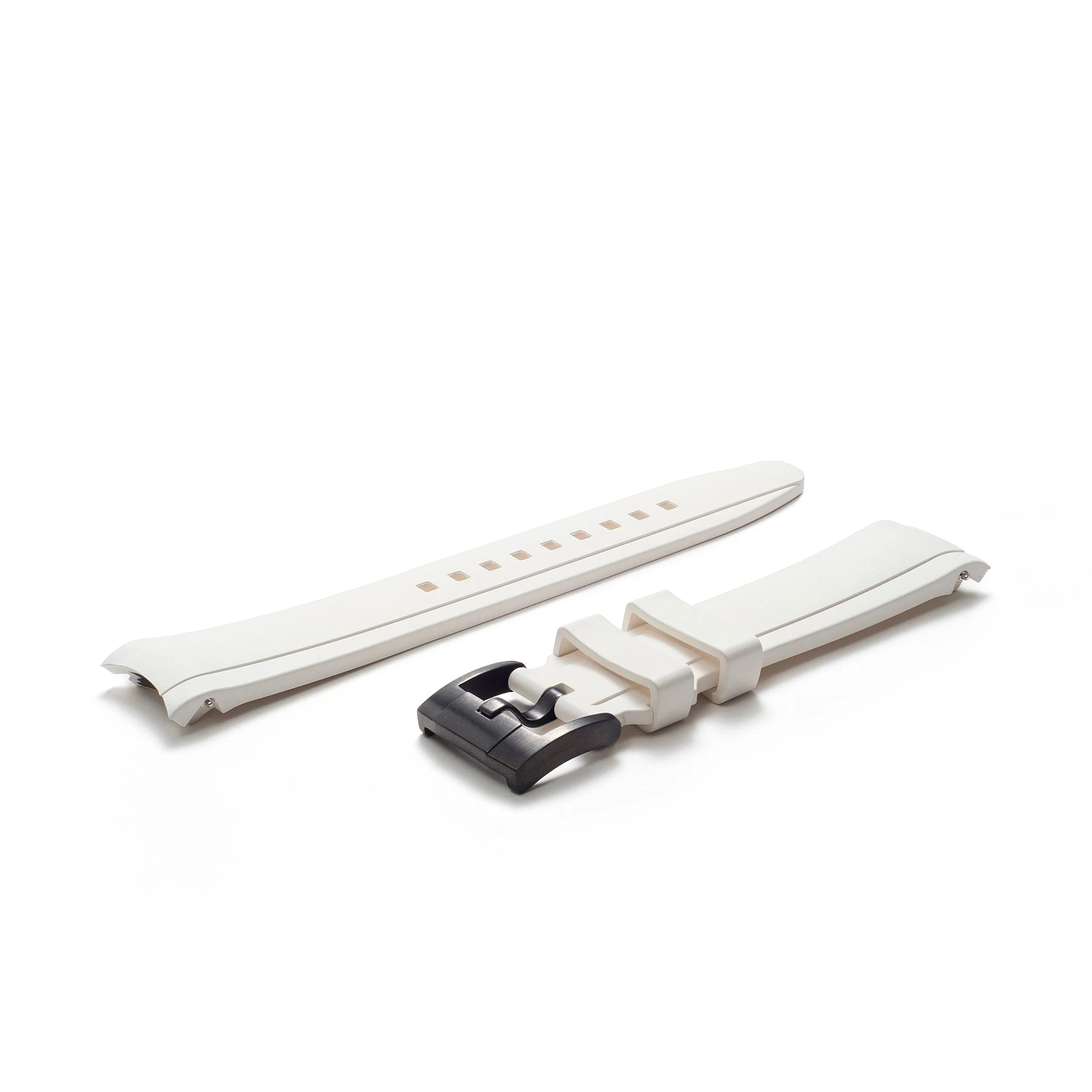 Curved End Rubber Strap for Rolex Daytona with Tang Buckle - Image 74