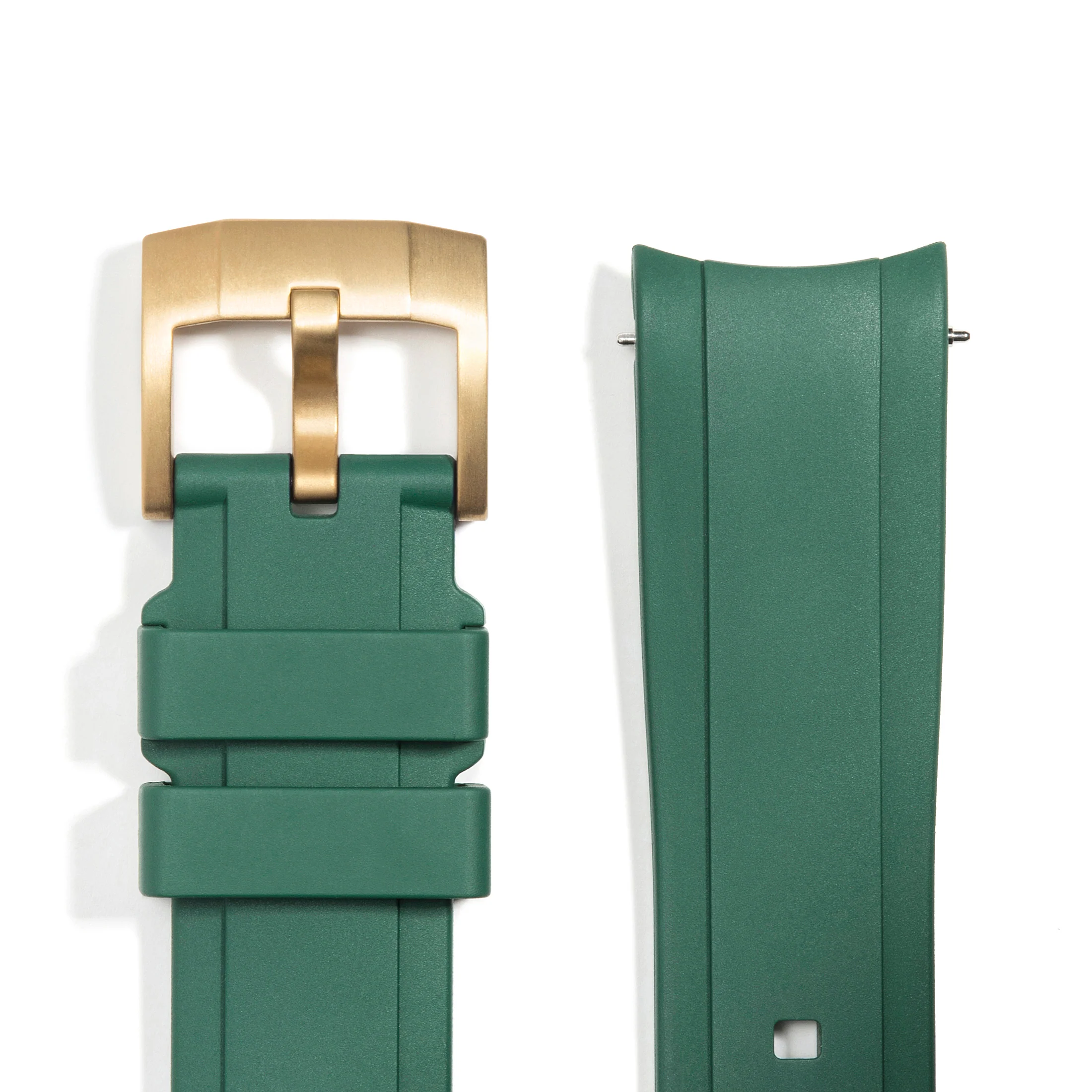 Curved End Rubber Strap for Rolex Ceramic Daytona with Tang Buckle - Image 26