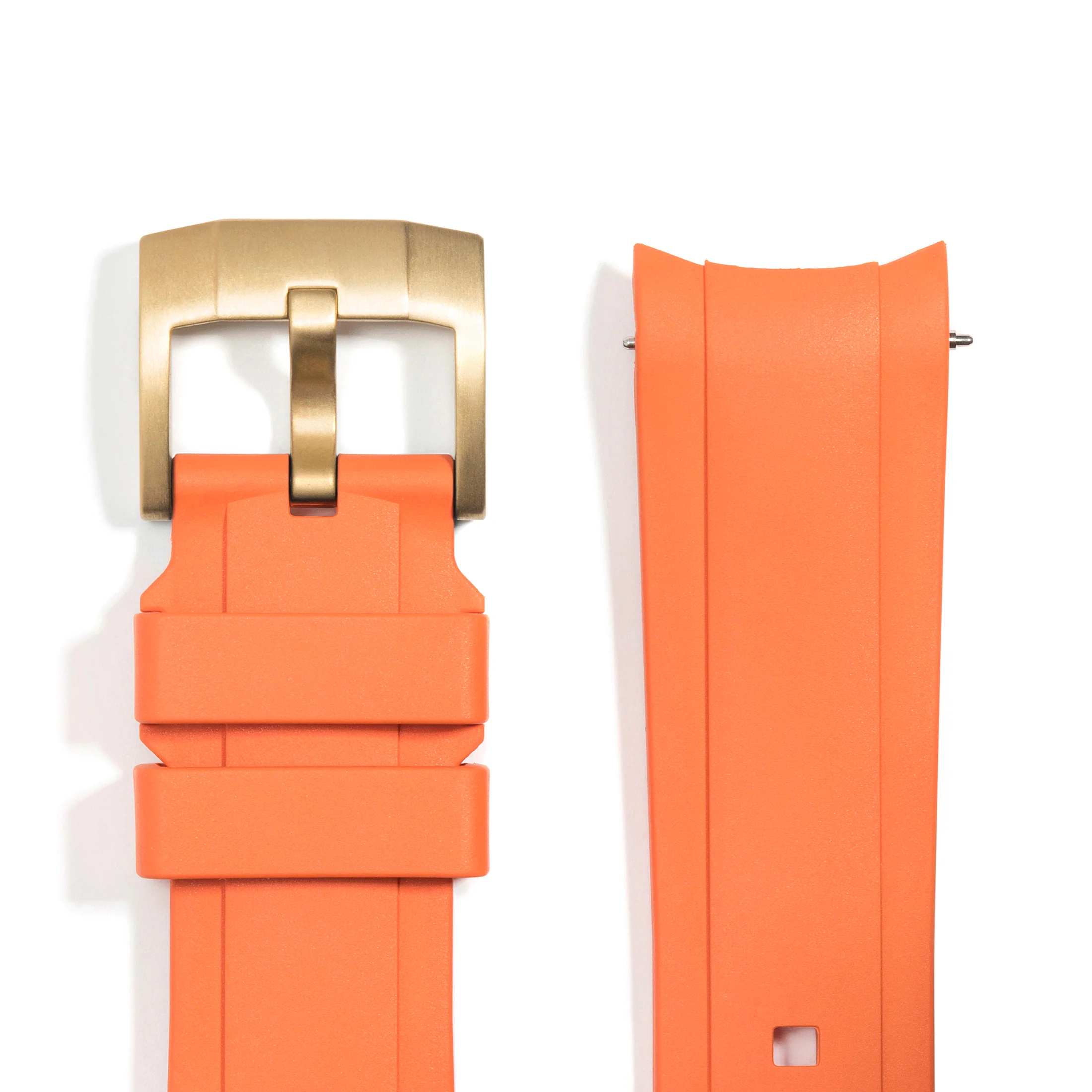 Curved End Rubber Strap for Rolex Ceramic Daytona with Tang Buckle - Image 50