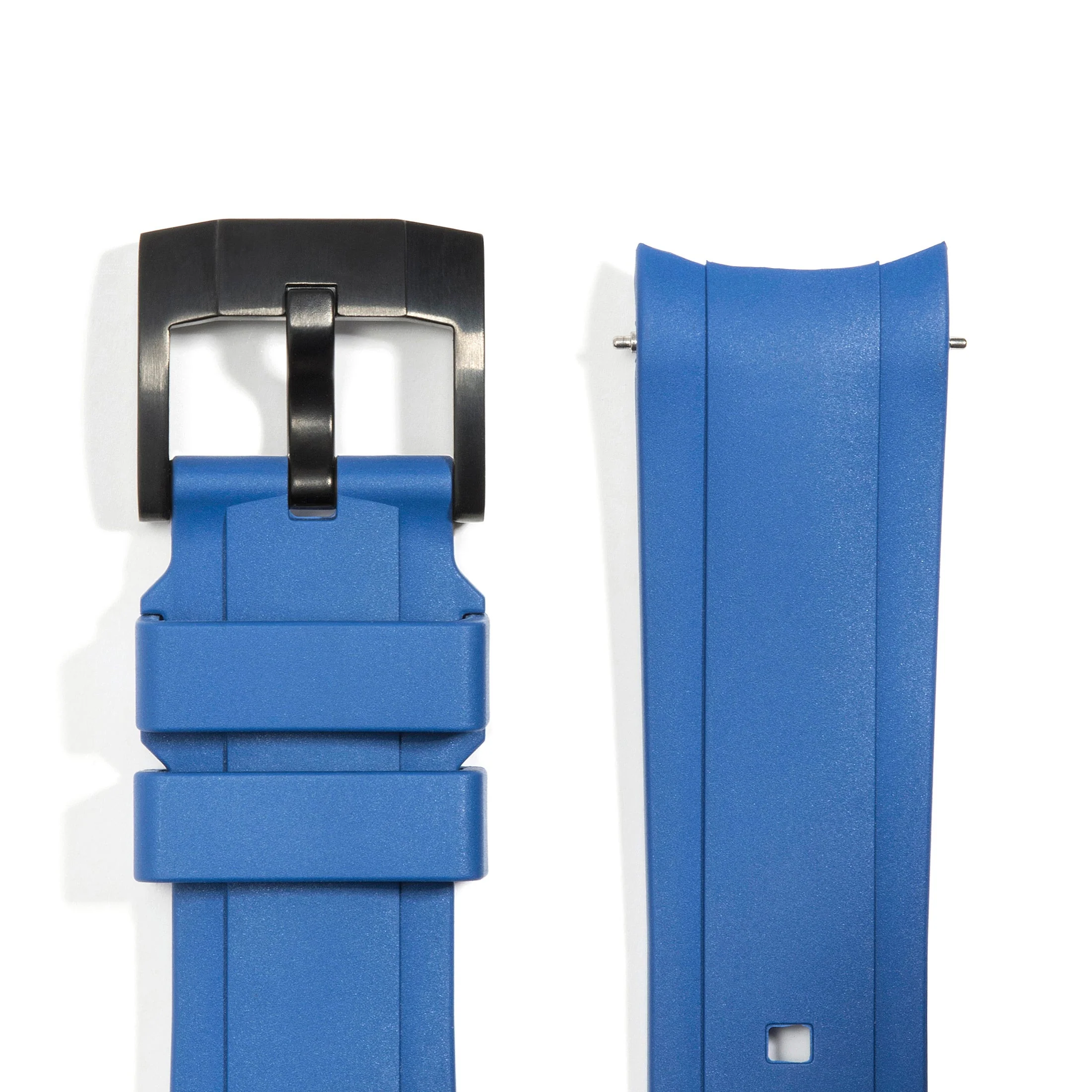 Curved End Rubber Strap for Rolex Explorer I with Tang Buckle - Image 22