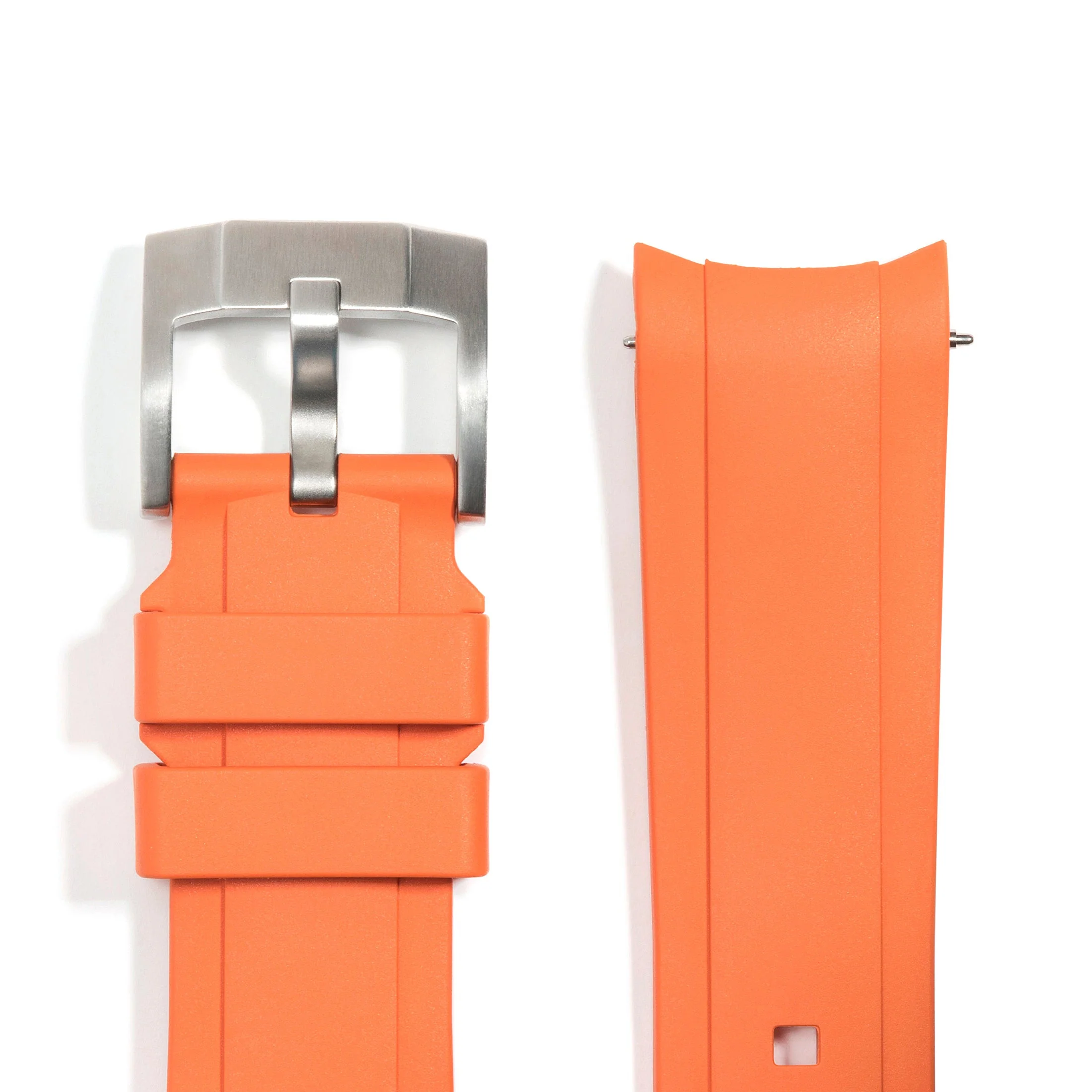 Curved End Rubber Strap for Rolex Explorer I with Tang Buckle - Image 59