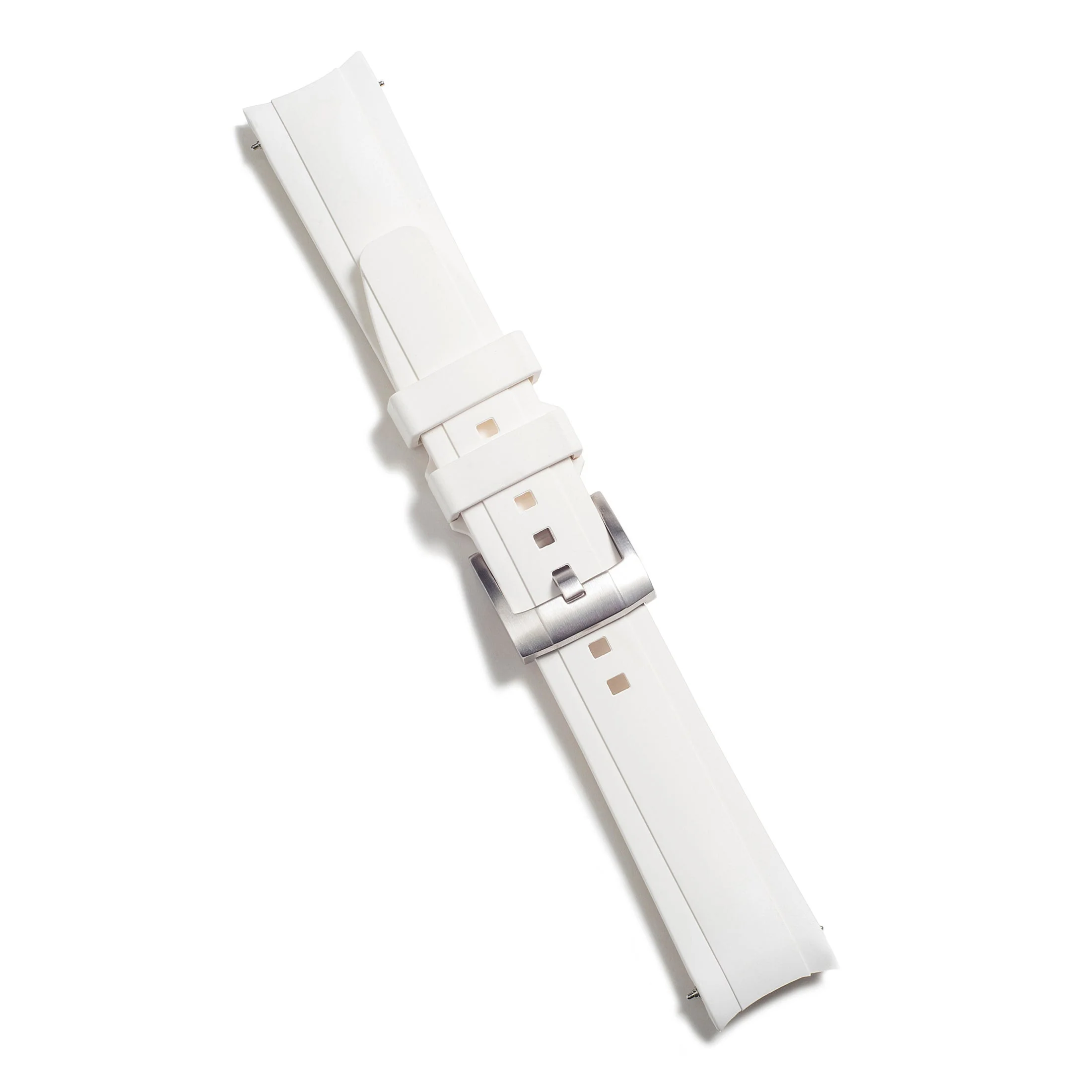 Curved End Rubber Strap for Rolex Explorer I with Tang Buckle - Image 75