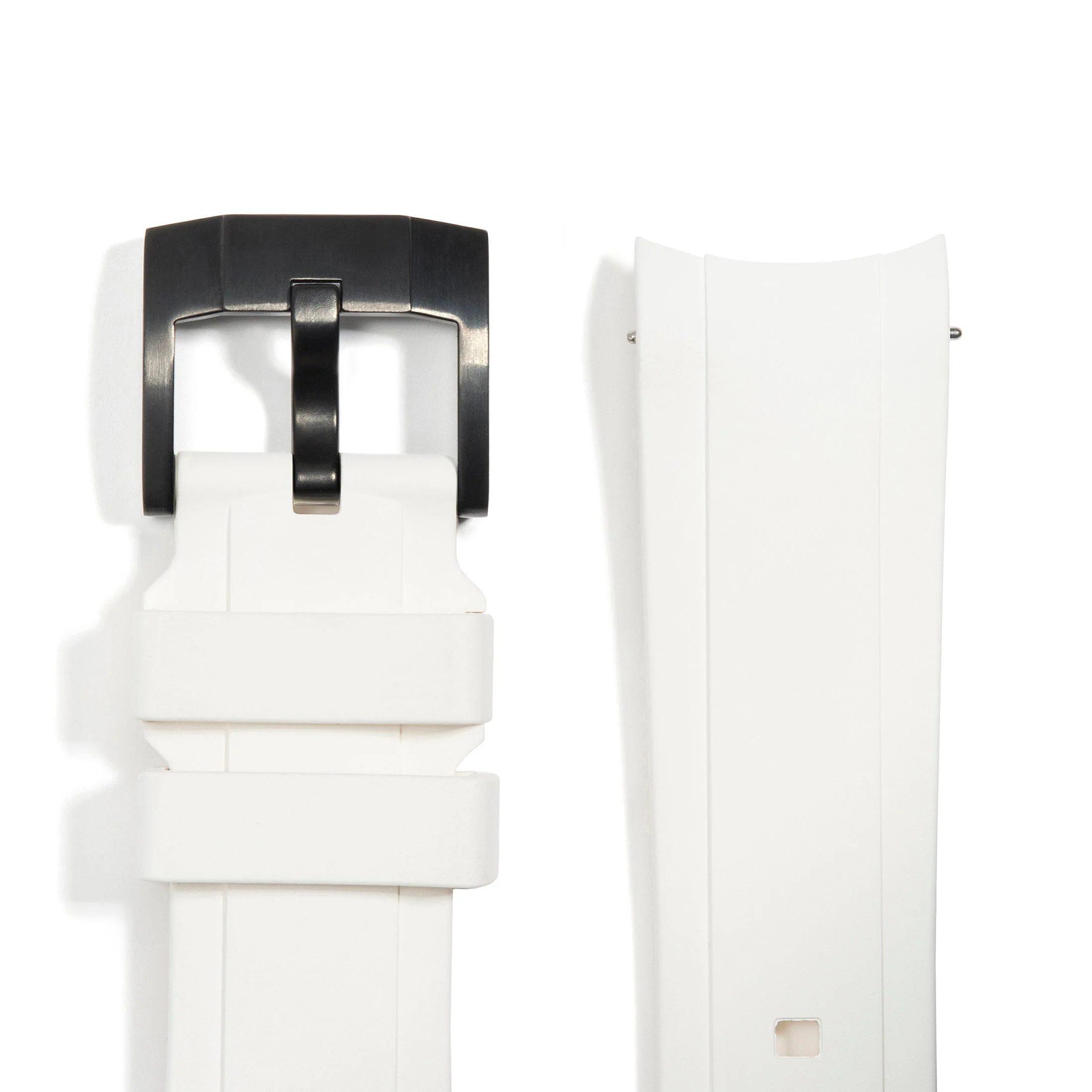 Curved End Rubber Strap for Rolex Explorer I with Tang Buckle - Image 80