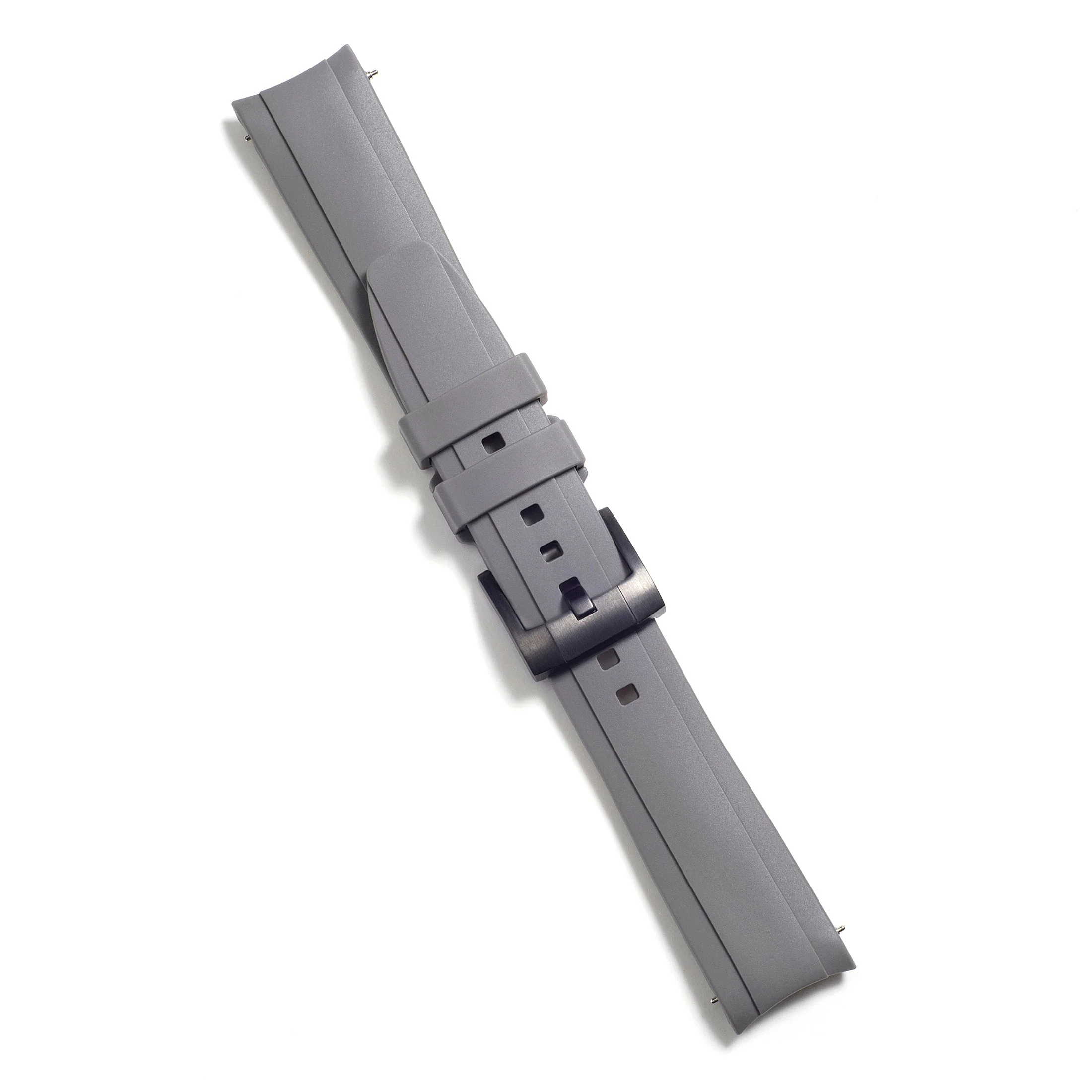 Curved End Rubber Strap for Rolex Explorer II with Tang Buckle - Image 38