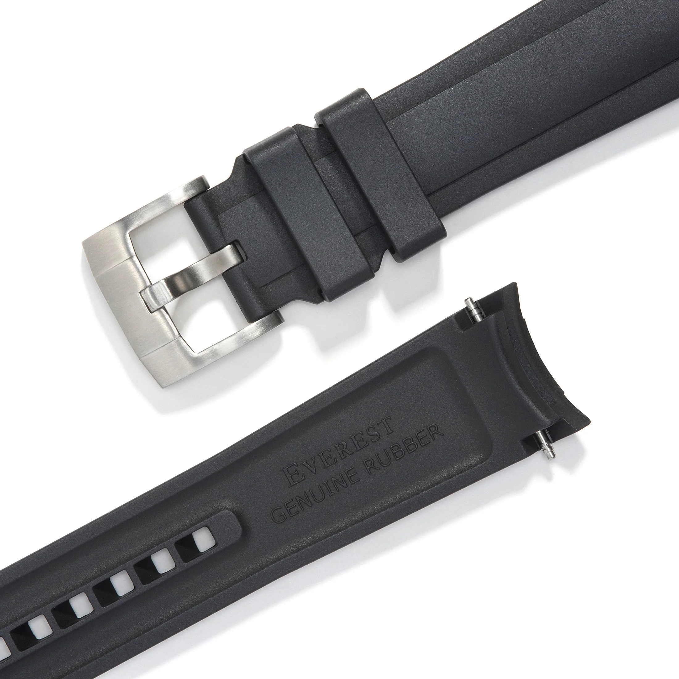 Curved End Rubber Strap for Rolex Explorer II 42mm with Tang Buckle (Produced between 2011-2020) - Image 3