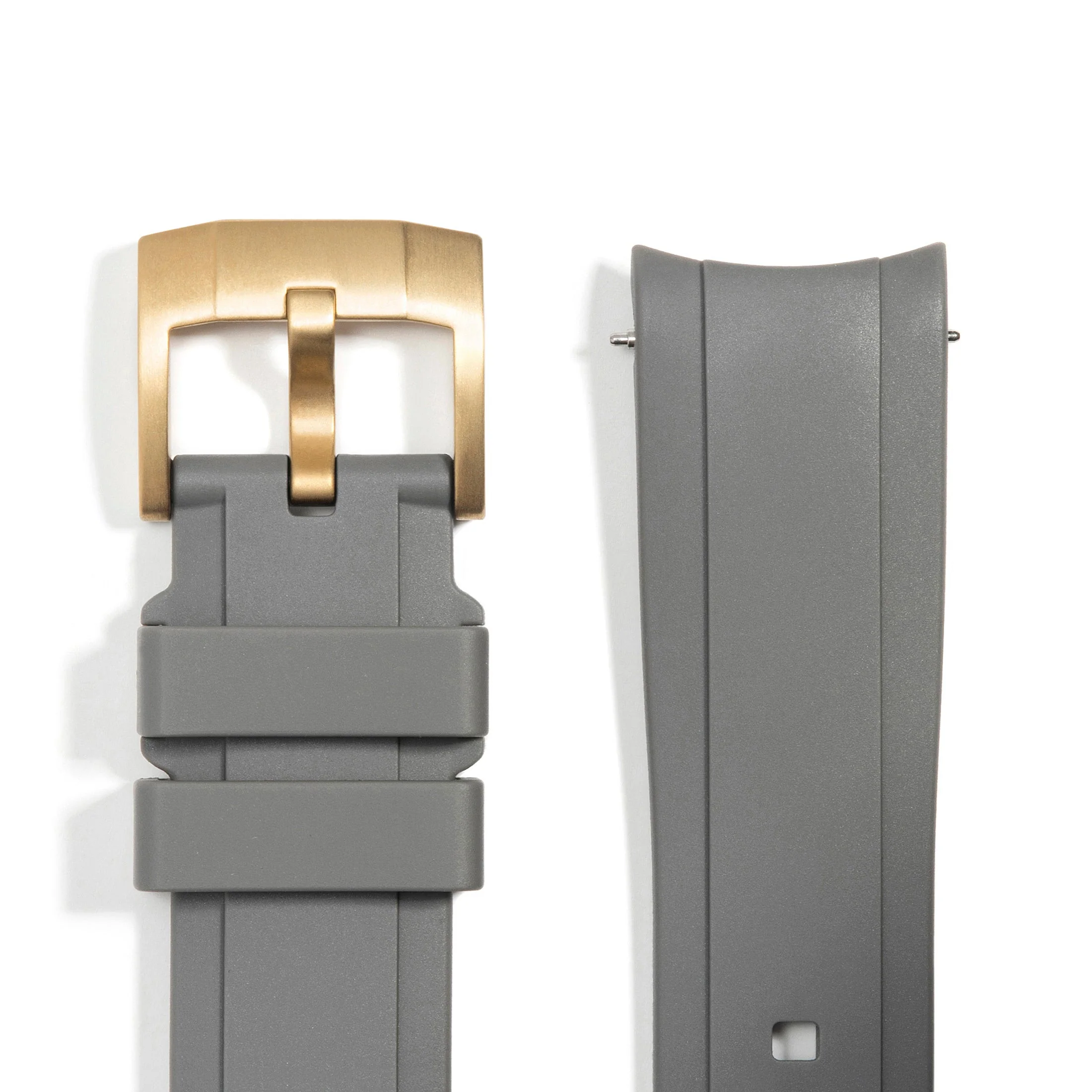 CURVED END RUBBER STRAP FOR ROLEX GMT MASTER I & II WITH TANG BUCKLE - Image 41