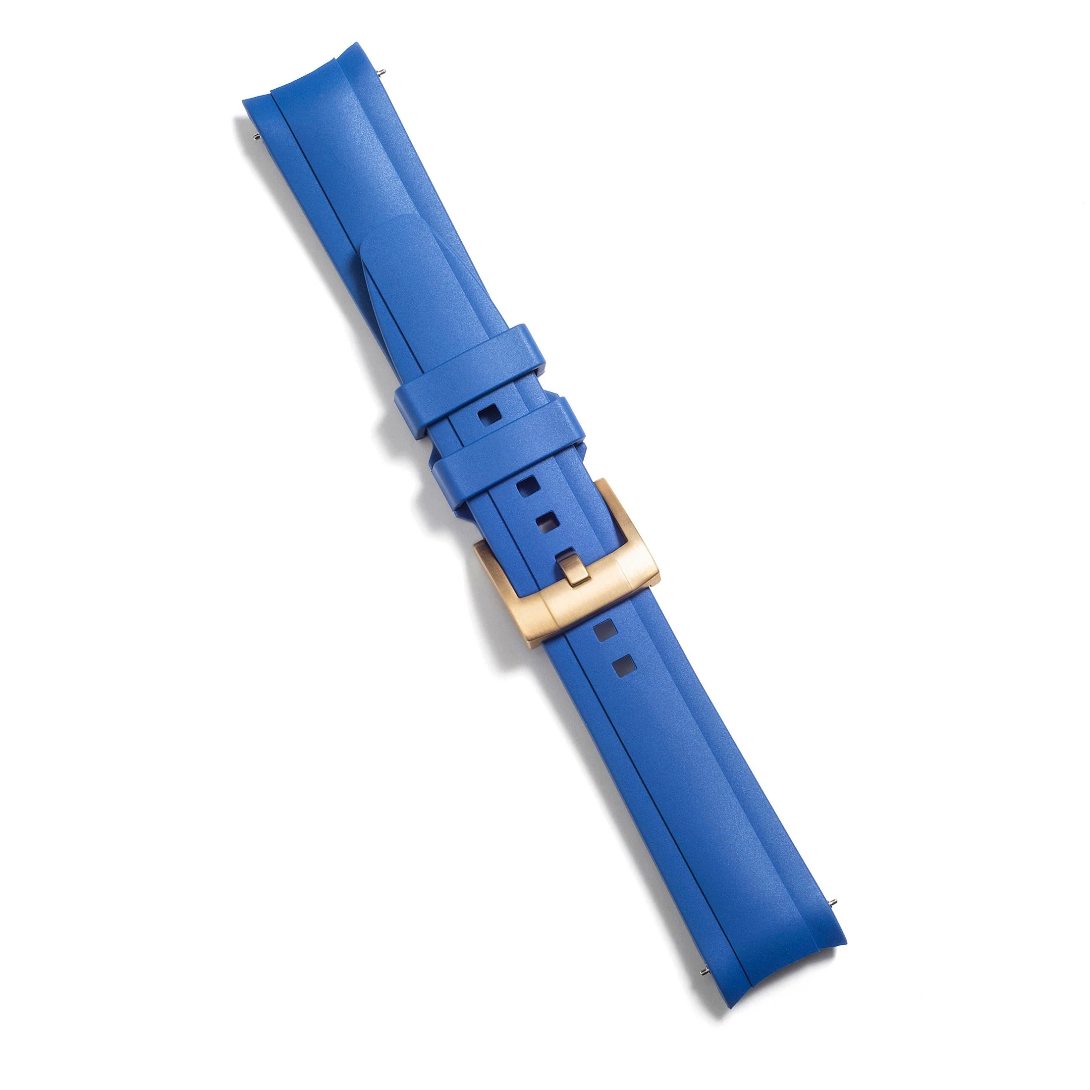 Curved End Rubber Strap for Rolex GMT Master II Ceramic with Tang Buckle - Image 27