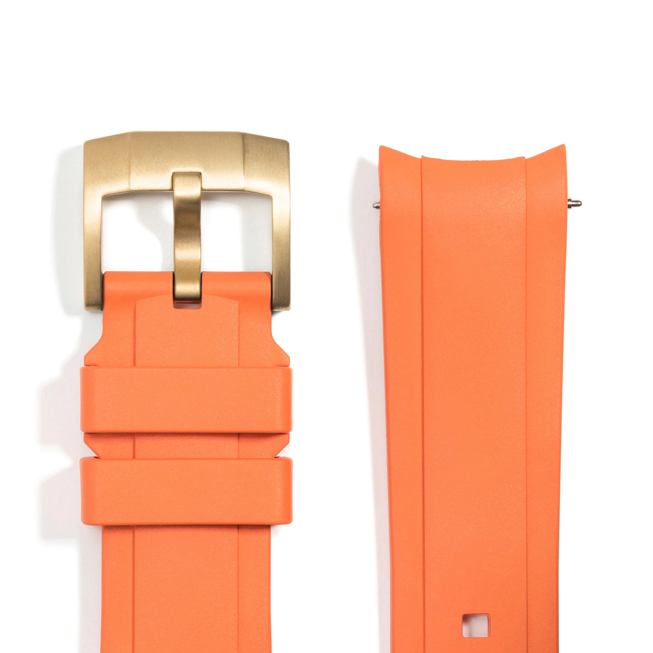 Curved End Rubber Strap for Rolex GMT Master II Ceramic with Tang Buckle - Image 69