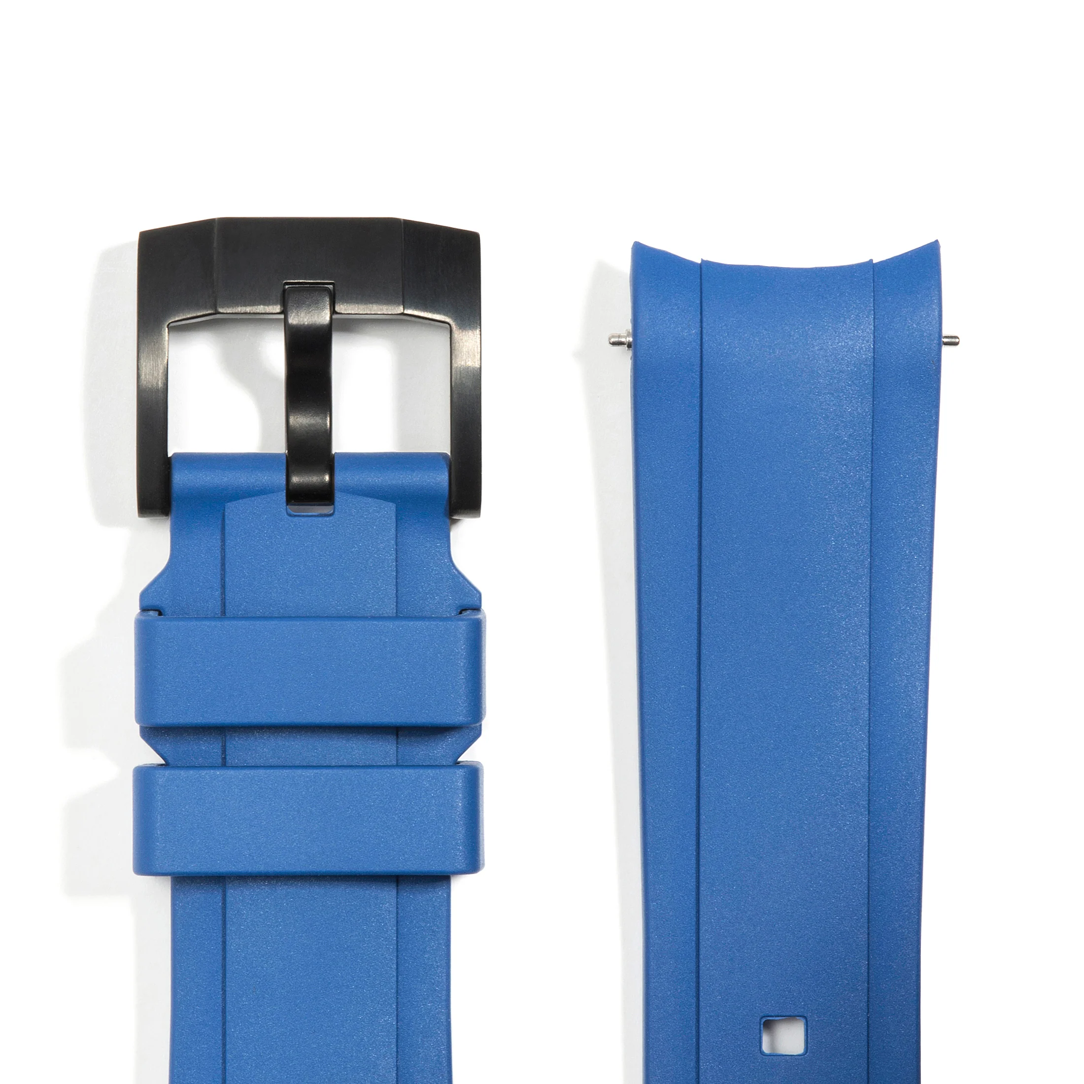 Curved End Rubber Strap for Rolex GMT Ceramic Jubilee with Tang Buckle - Image 22