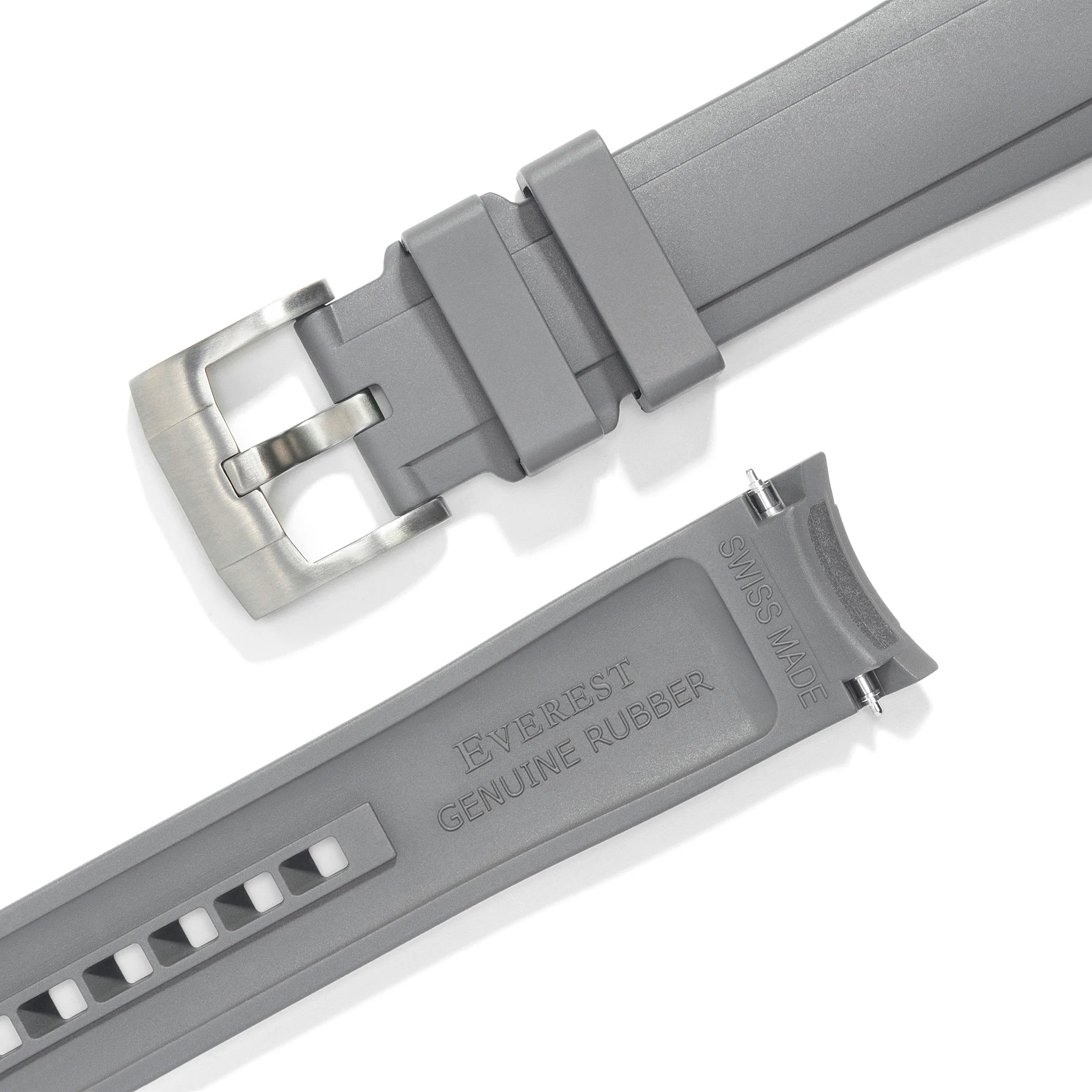 Curved End Rubber Strap for Rolex GMT Ceramic Jubilee with Tang Buckle - Image 30