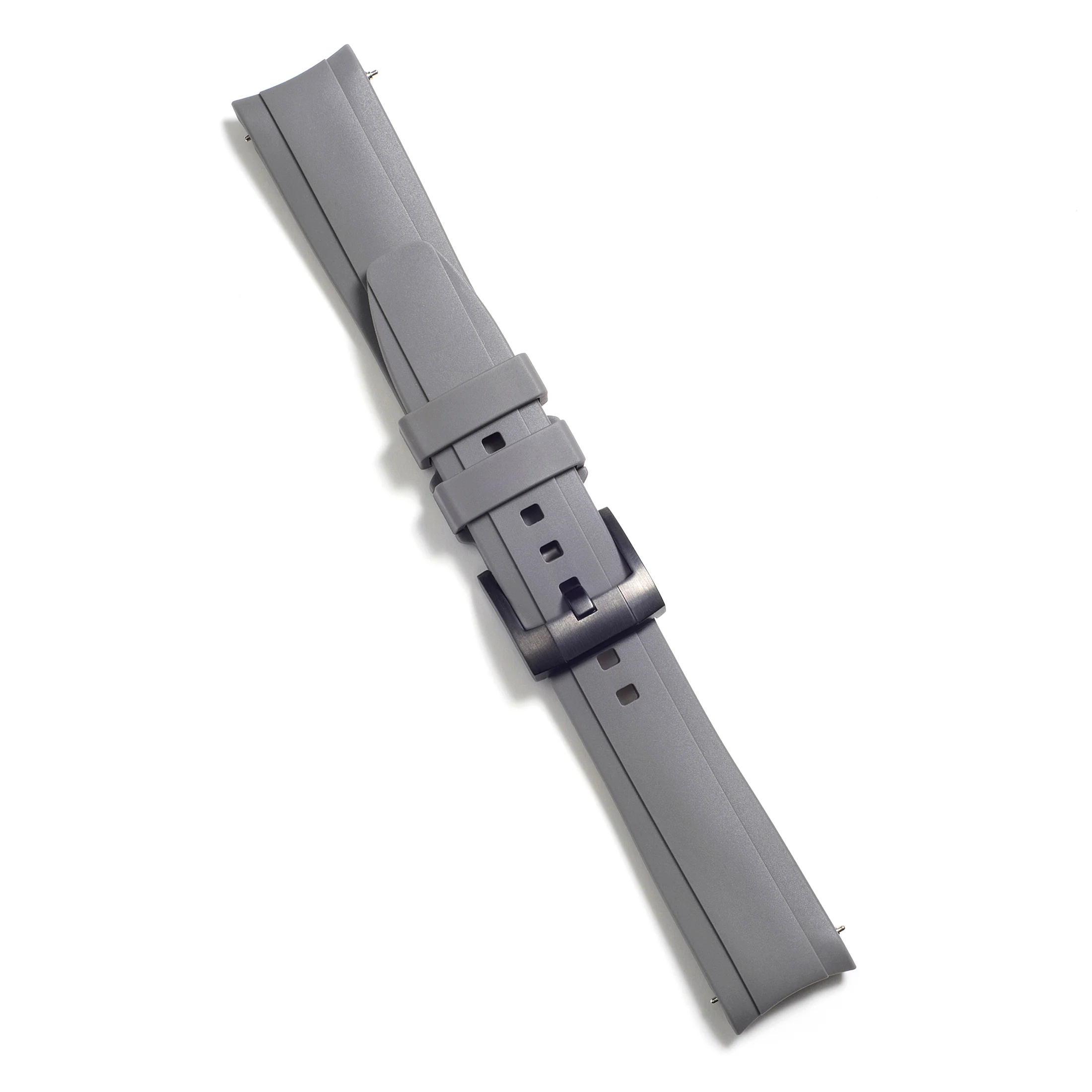 Curved End Rubber Strap for Rolex GMT Ceramic Jubilee with Tang Buckle - Image 37