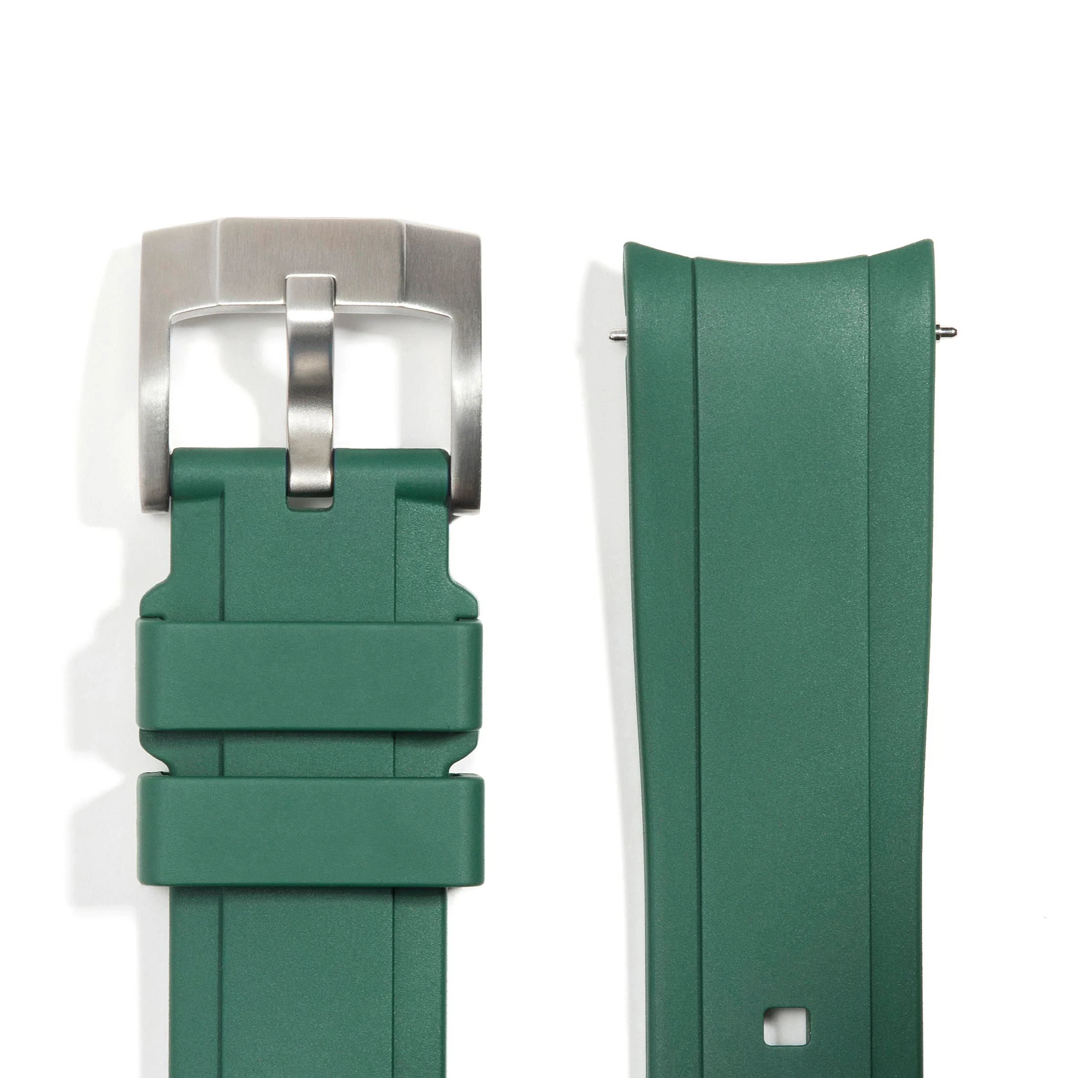 Curved End Rubber Strap for Rolex GMT Ceramic Jubilee with Tang Buckle - Image 46