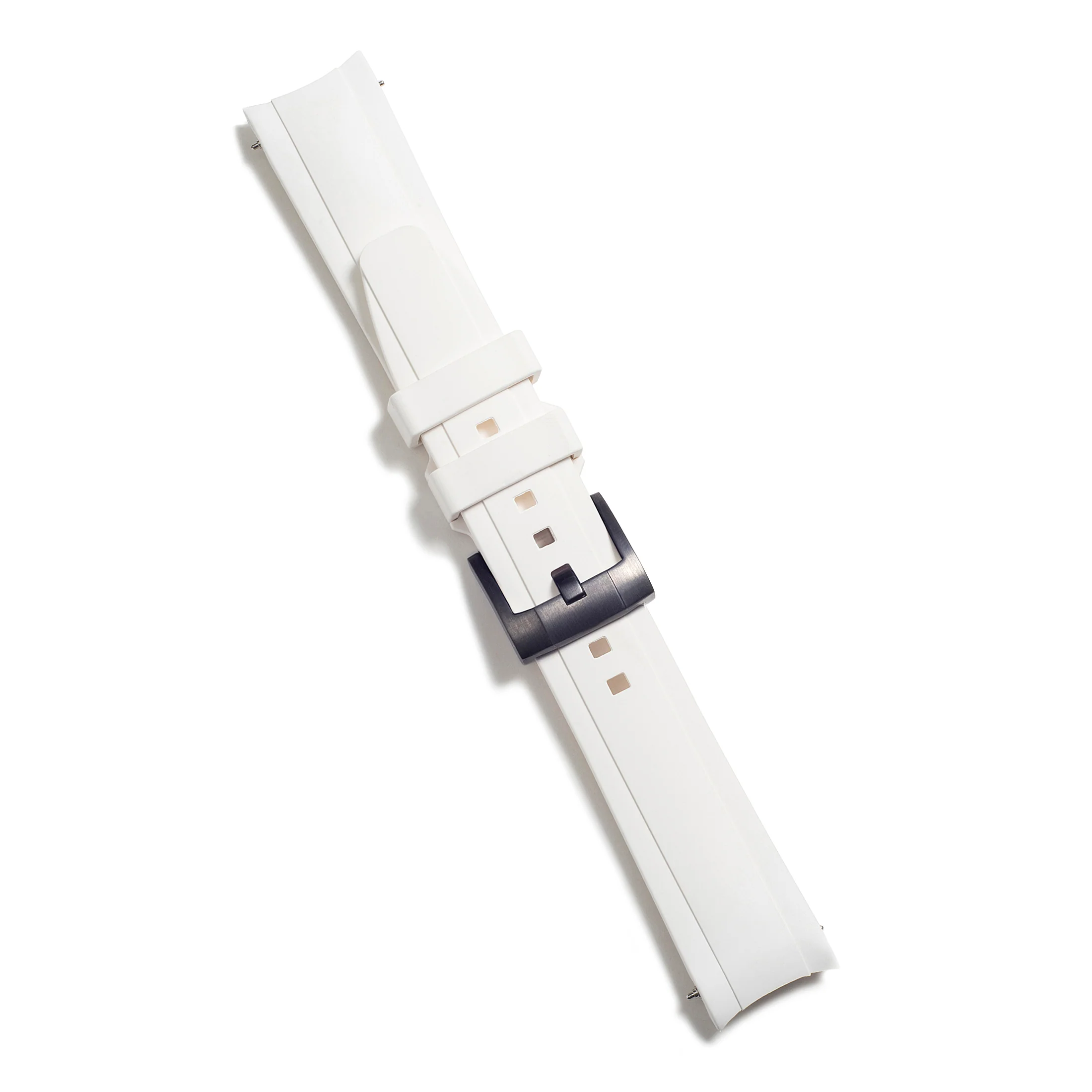 Curved End Rubber Strap for Rolex GMT Ceramic Jubilee with Tang Buckle - Image 81