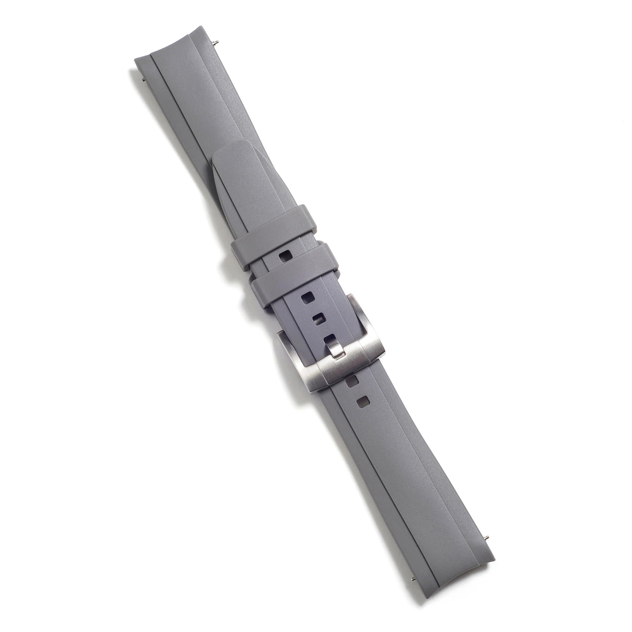 Curved End Rubber Strap for Rolex Oyster Perpetual 39mm with Tang Buckle - Image 32