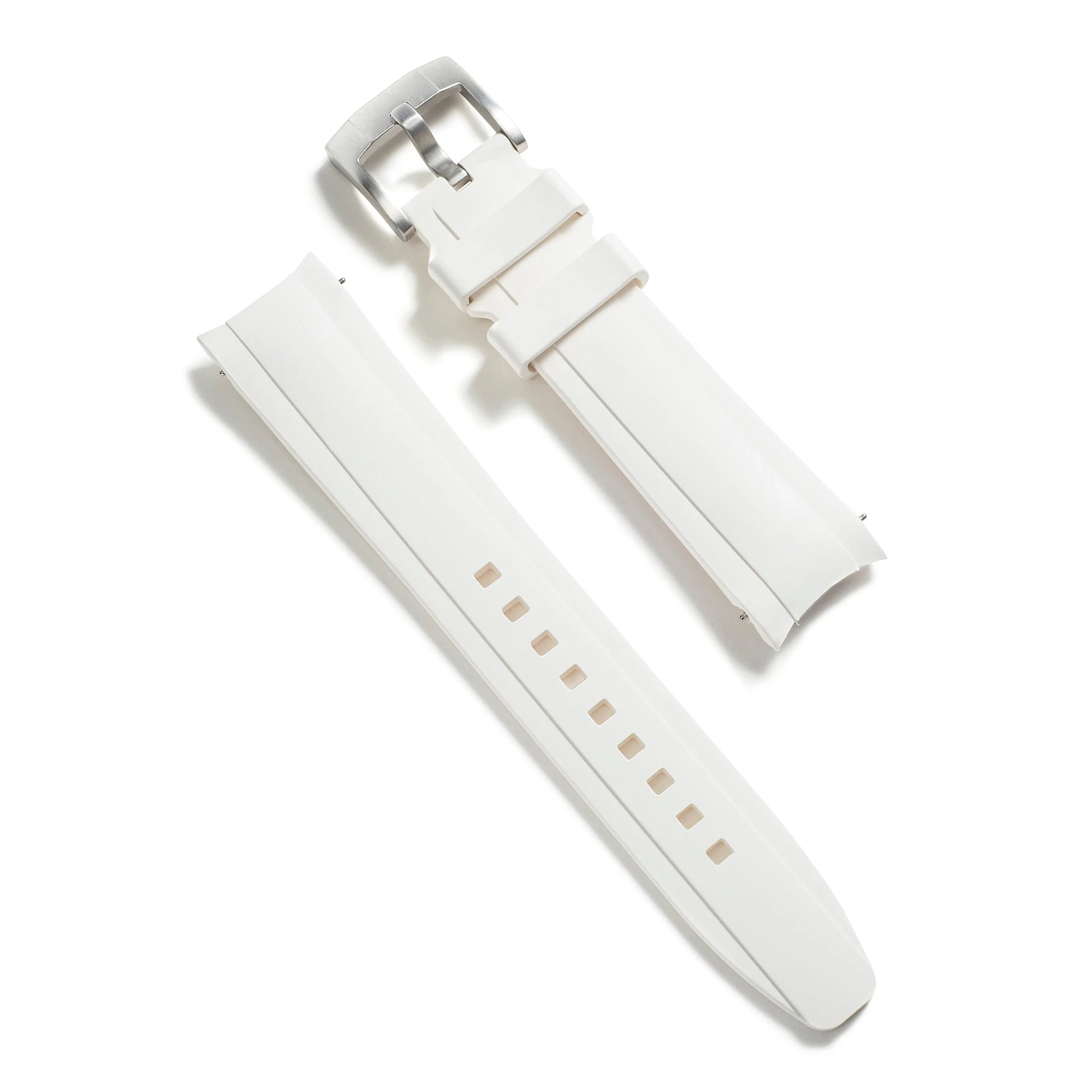 Curved End Rubber Strap for Rolex Submariner with Tang Buckle - Image 74