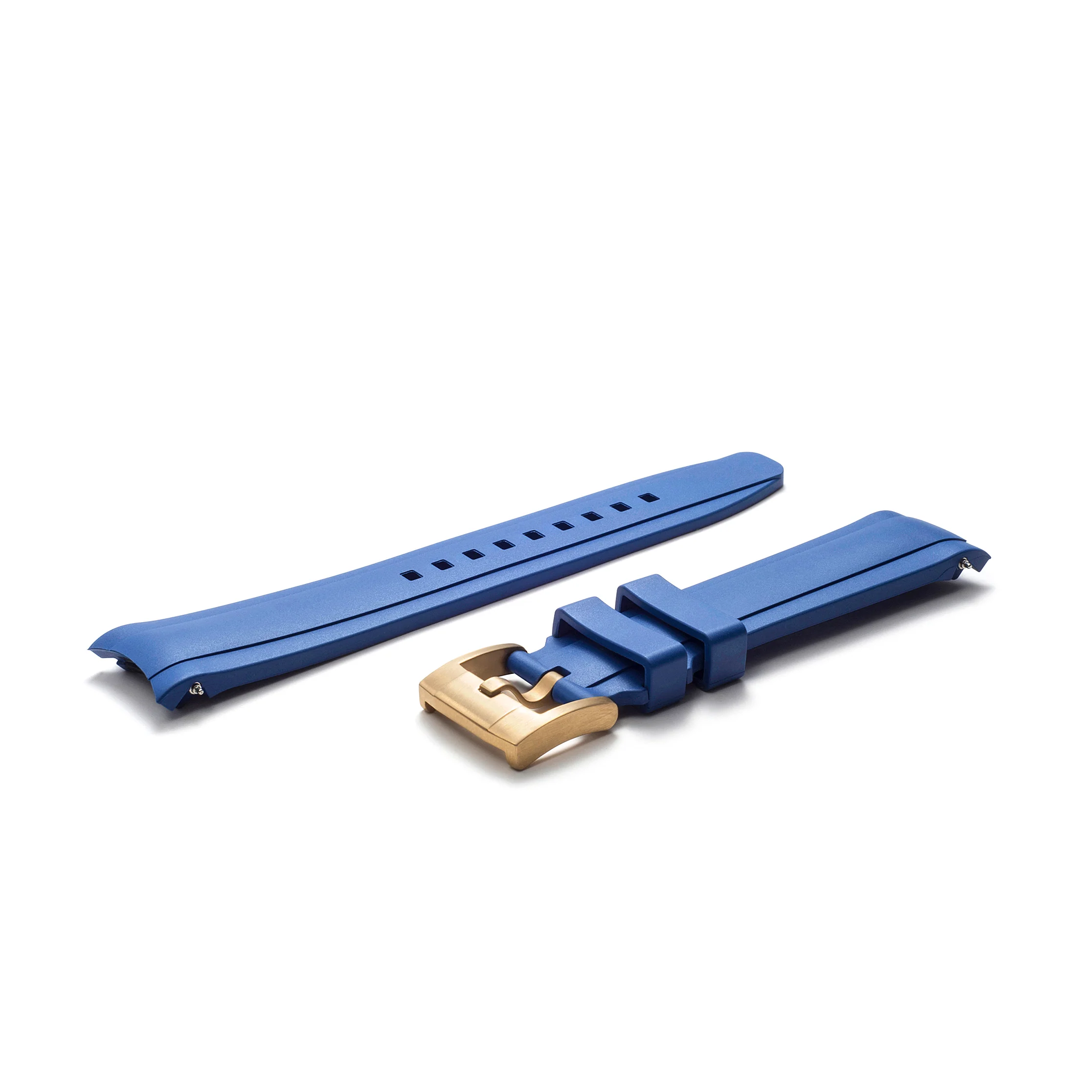 Curved End Rubber Strap for Rolex Submariner 41mm with Tang Buckle (2020 Release) - Image 25