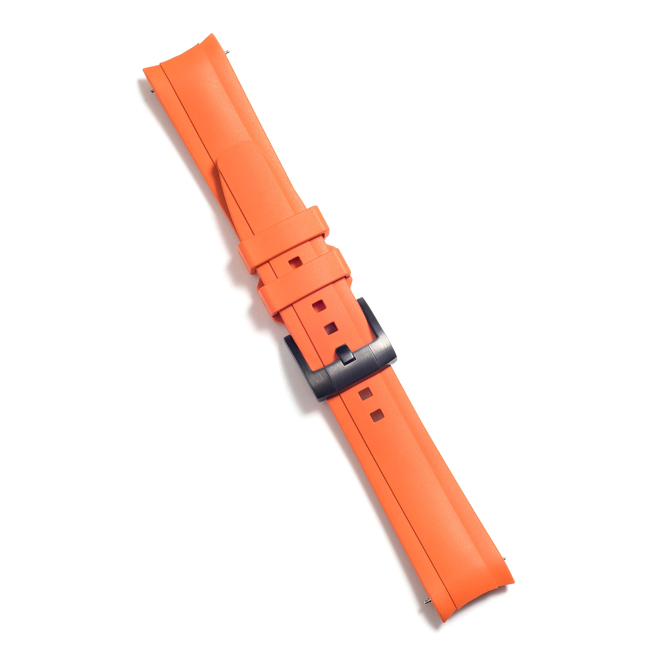 Curved End Rubber Strap for Rolex Submariner 41mm with Tang Buckle (2020 Release) - Image 36