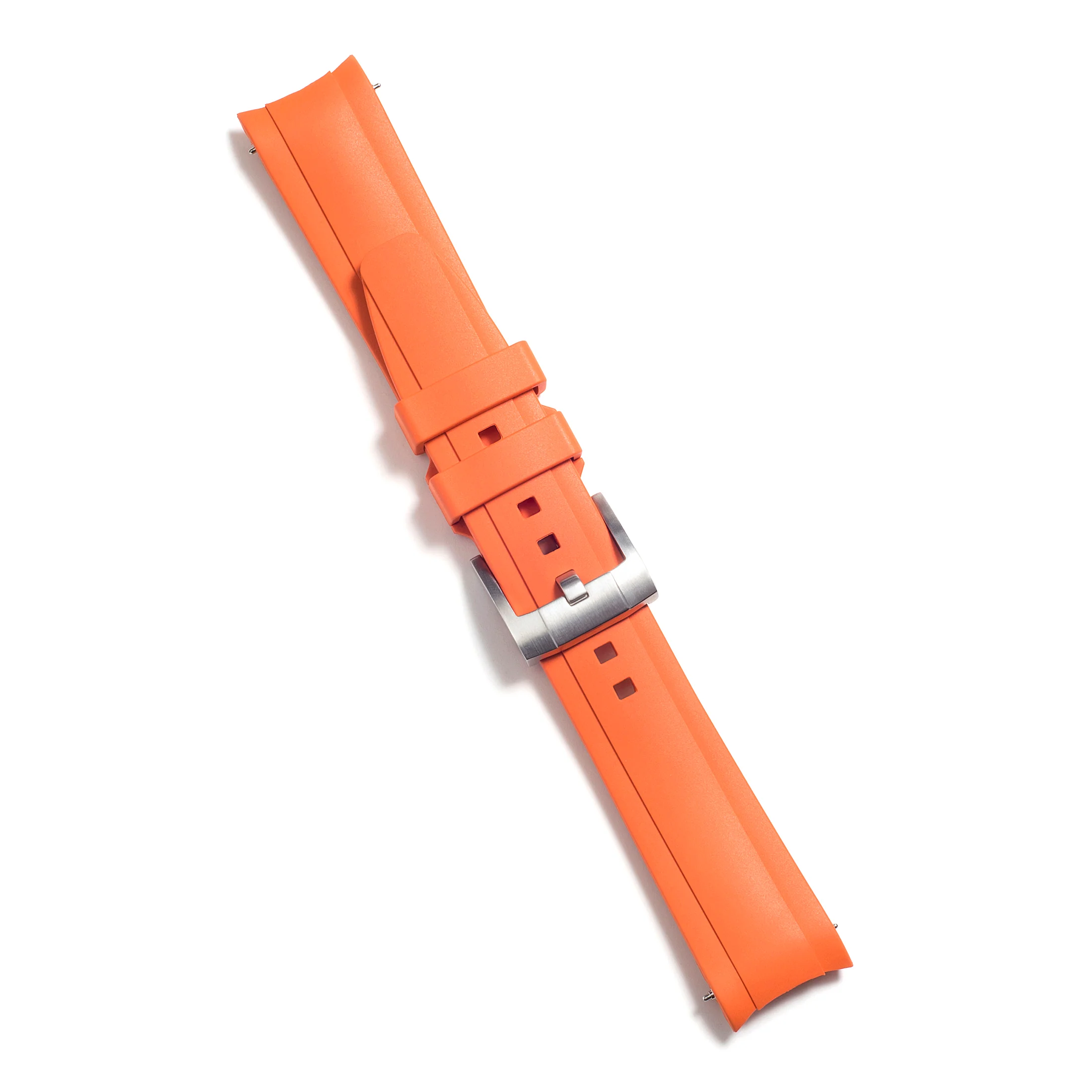 Curved End Rubber Strap with Tang Buckle for Rolex Sub Ceramic No-Date - Image 61