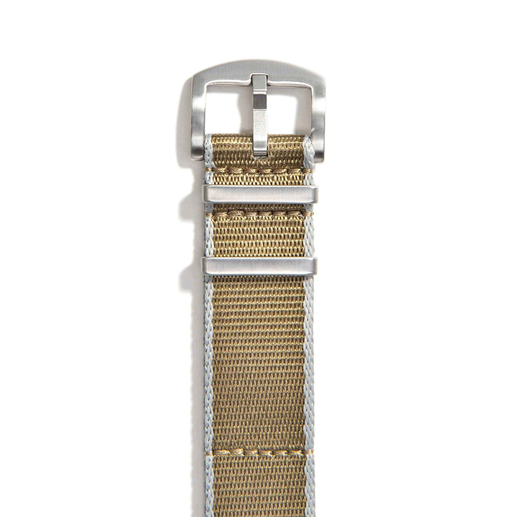 Everest Khaki & Grey Nylon Watch Band - Image 2