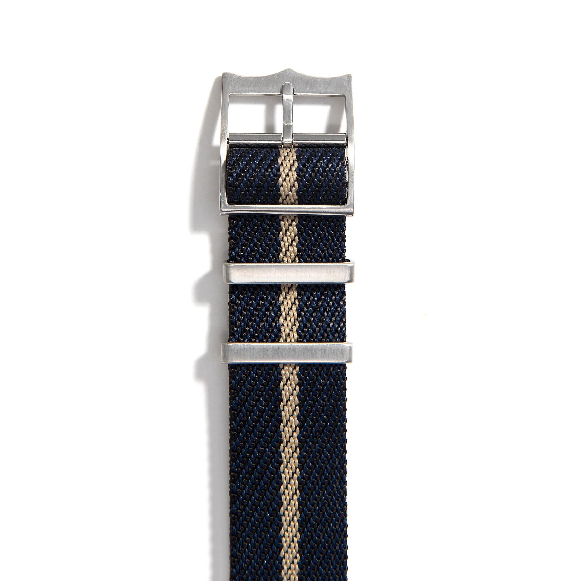 Everest Navy & Gold Single Pass Nylon Watch Band - Image 3