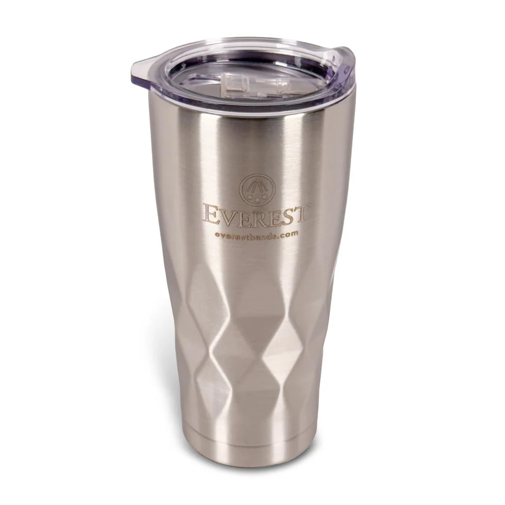 Everest Premium 22 oz Double-Wall Steel Tumbler – BPA-Free with Laser-Etched Everest Logo