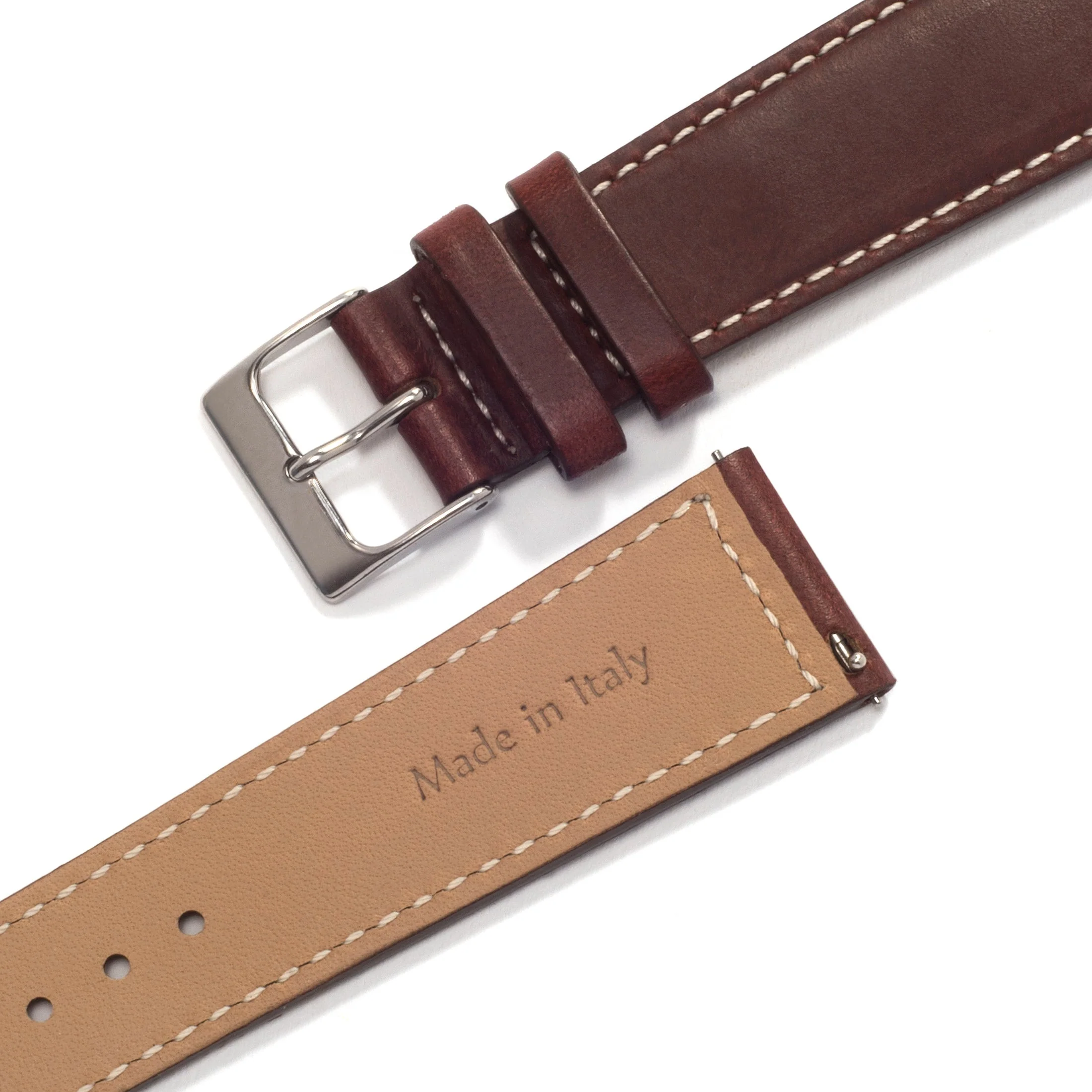 UNIVERSAL CHERRY UNIVERSAL LEATHER WATCH STRAP - Image 3