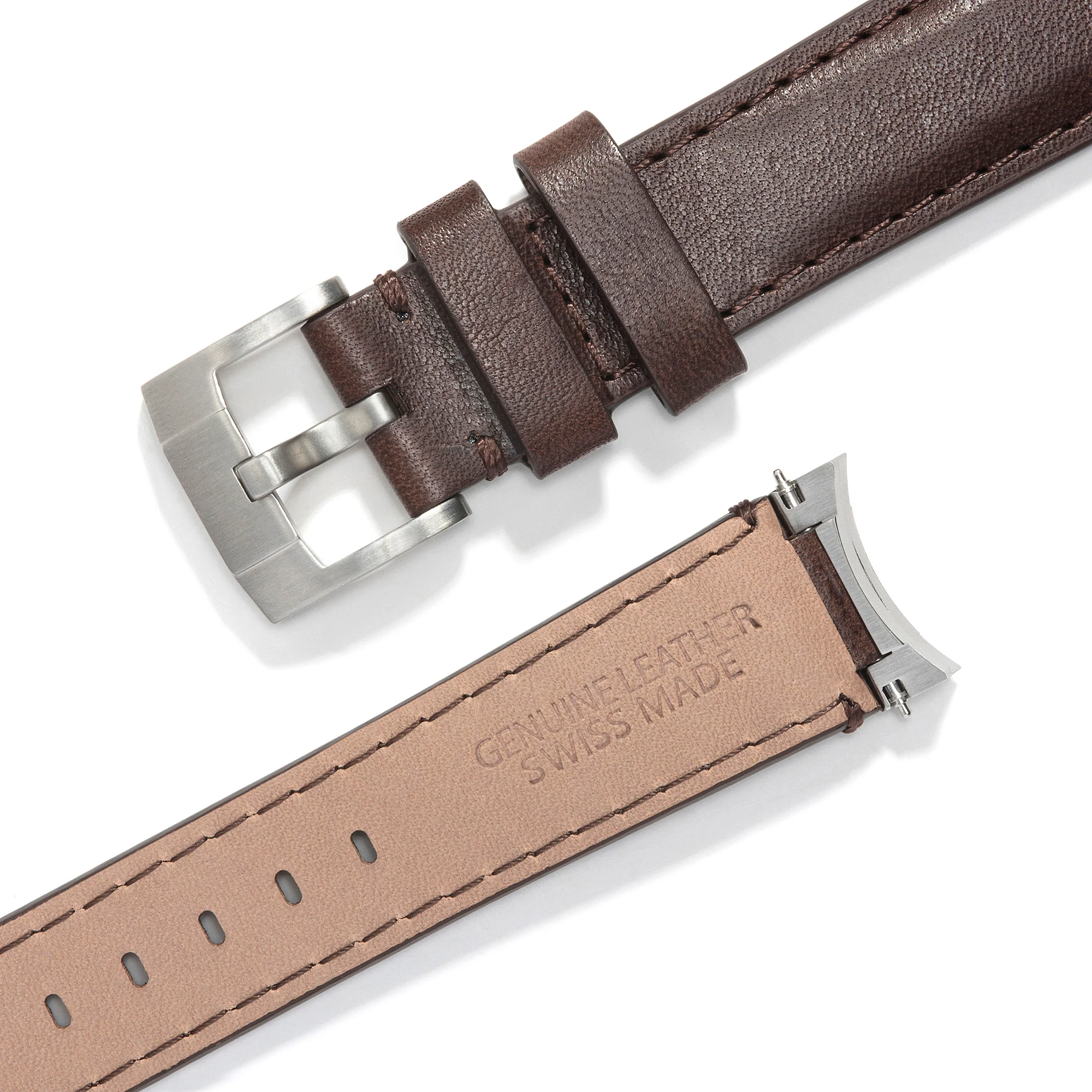 Steel End Link Leather Strap for Rolex Ceramic Daytona with Tang Buckle - Image 17