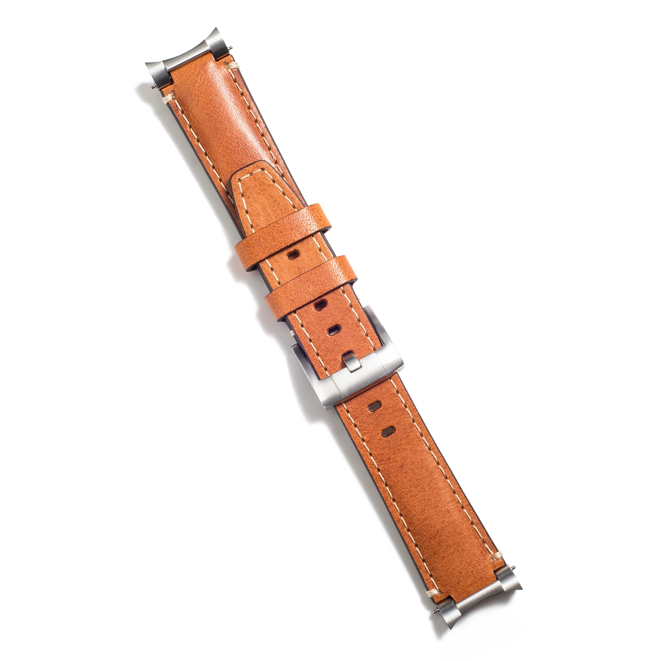 Steel End Link Leather Strap for Rolex Oyster Perpetual 39mm with Tang Buckle - Image 14