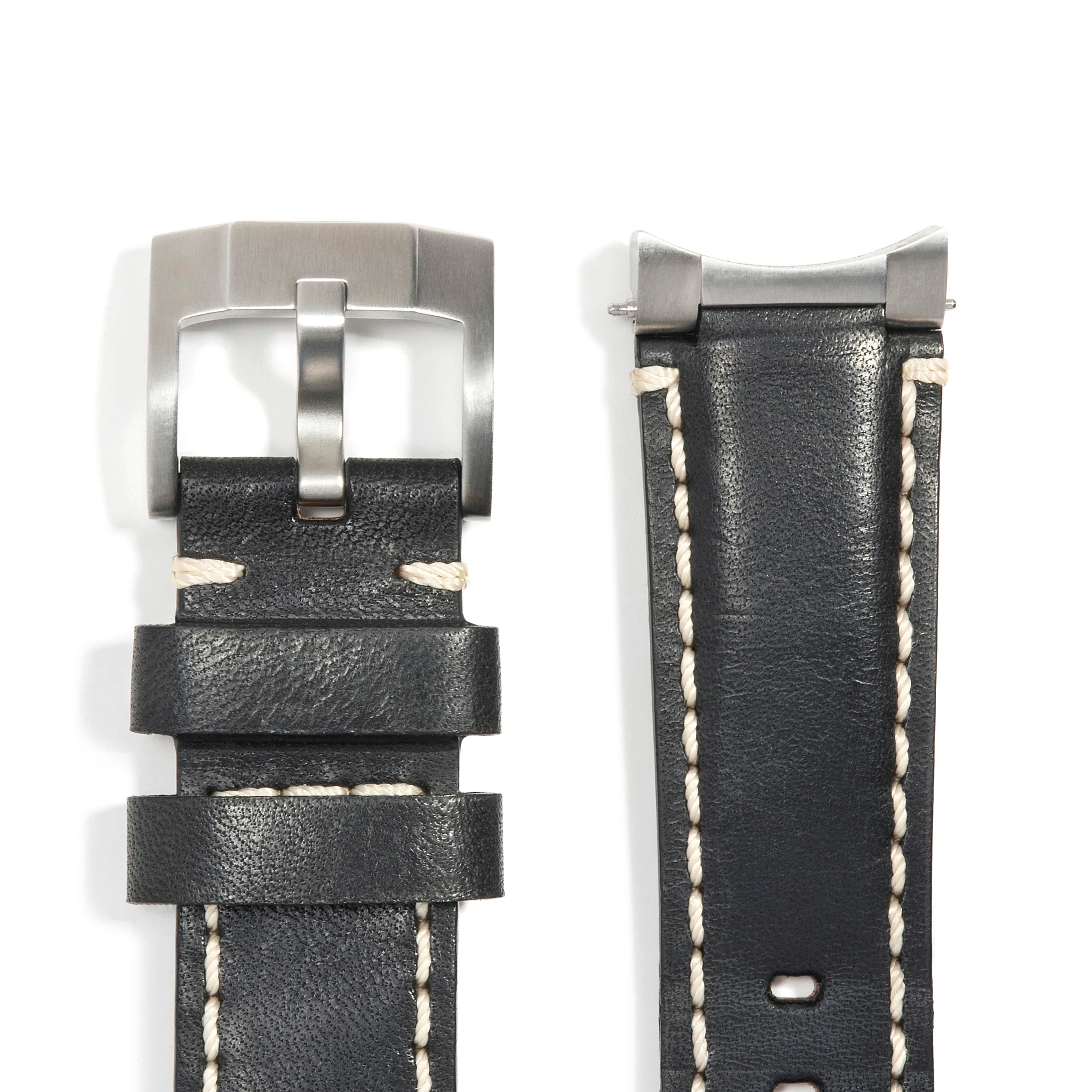 Steel End Link Leather Strap for Rolex Oyster Perpetual 39mm with Tang Buckle - Image 9