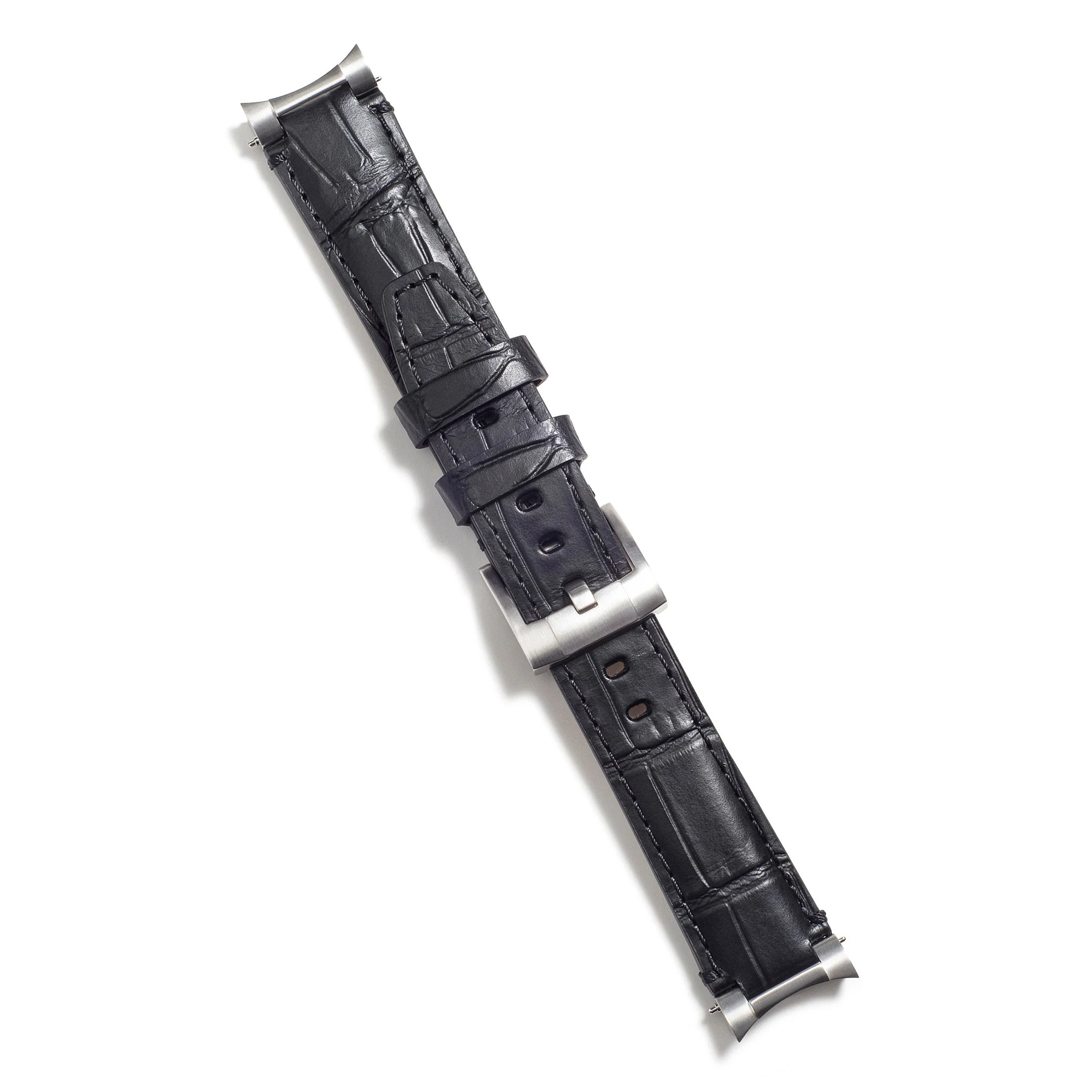 Steel End Link Leather Strap for Rolex Sea-Dweller with Tang Buckle - Image 22