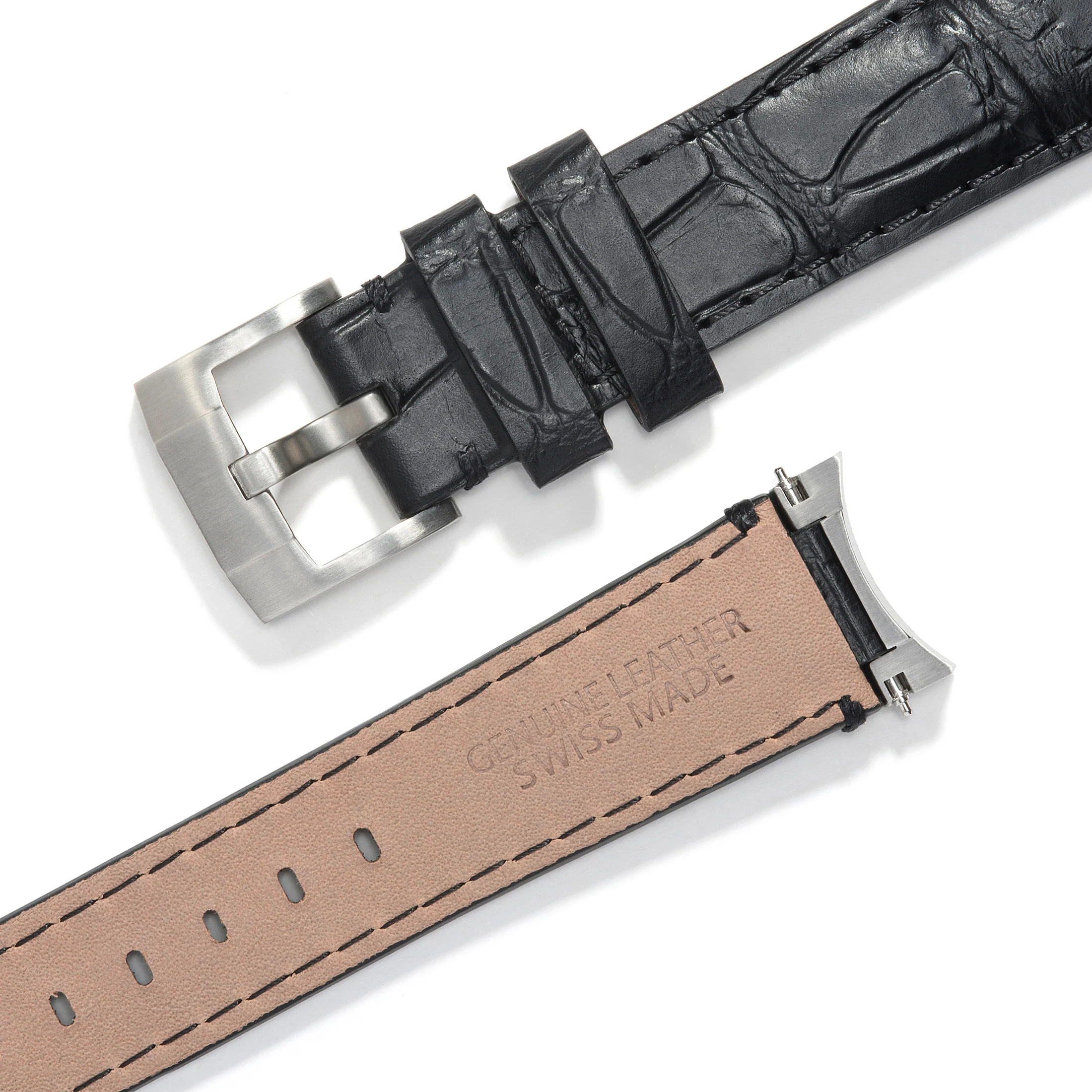 Steel End Link Leather Strap System for the Rolex Sub Ceramic No-Date - Image 22